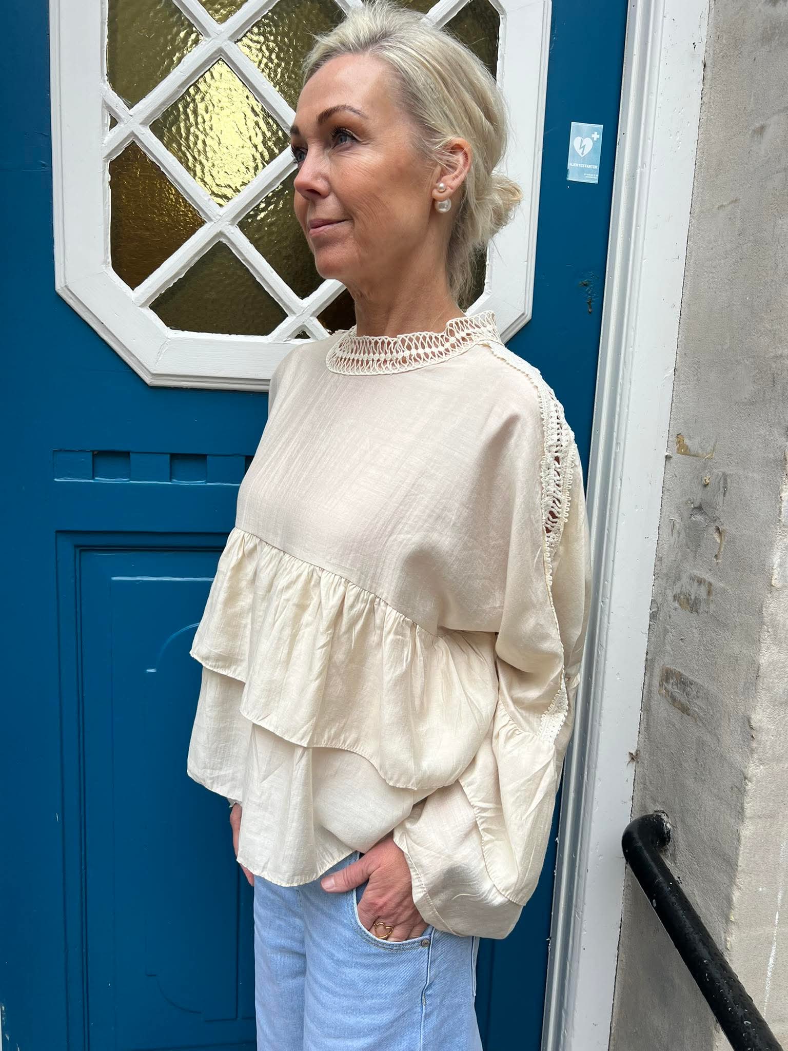 Mari Blouse - Beige