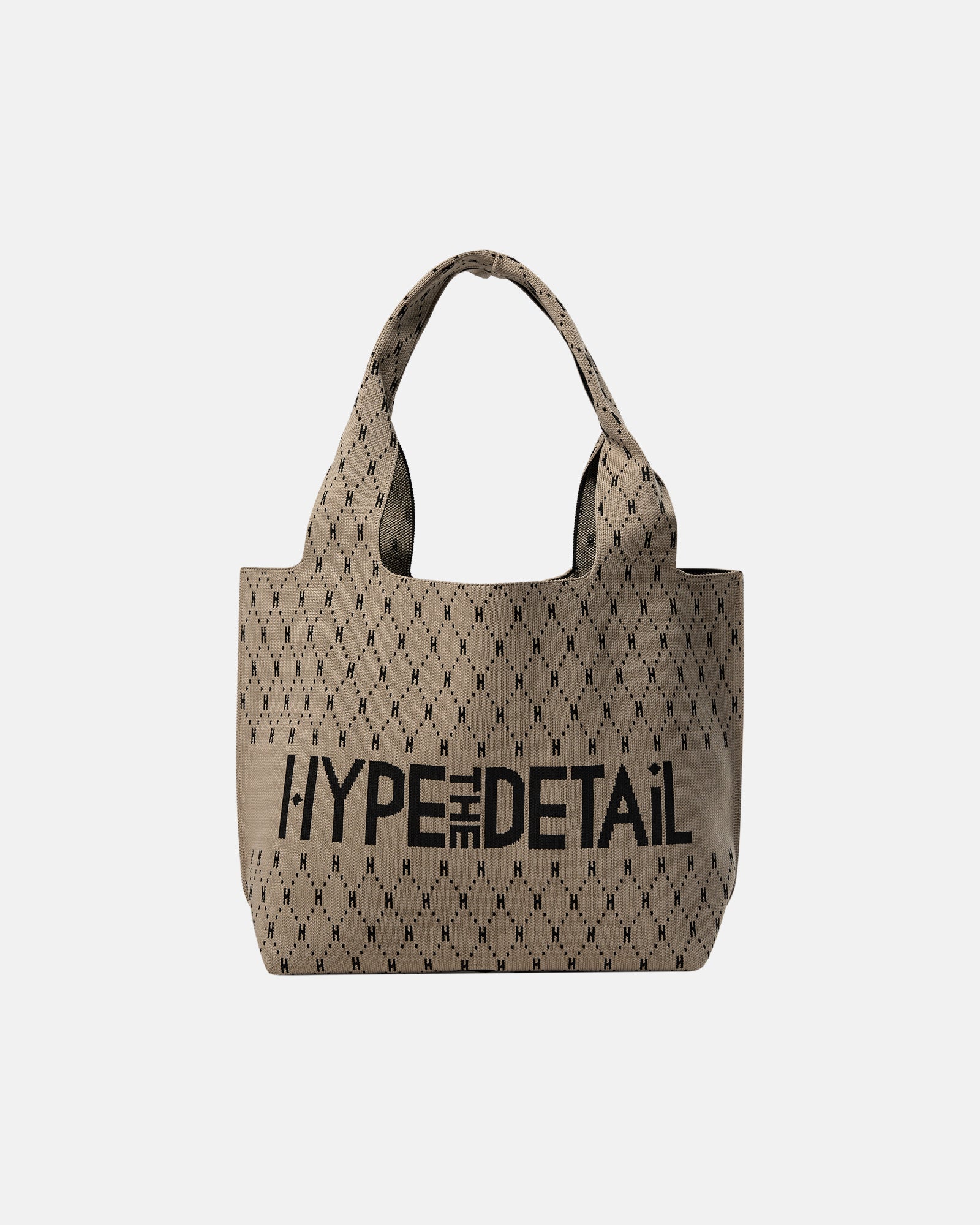 Hype logo bag brown