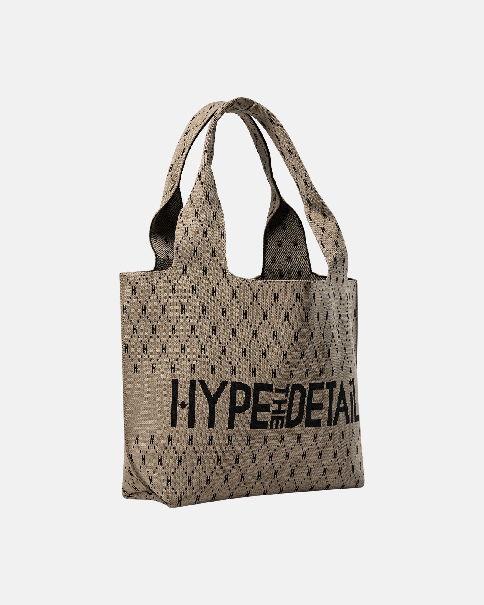Hype logo bag brown