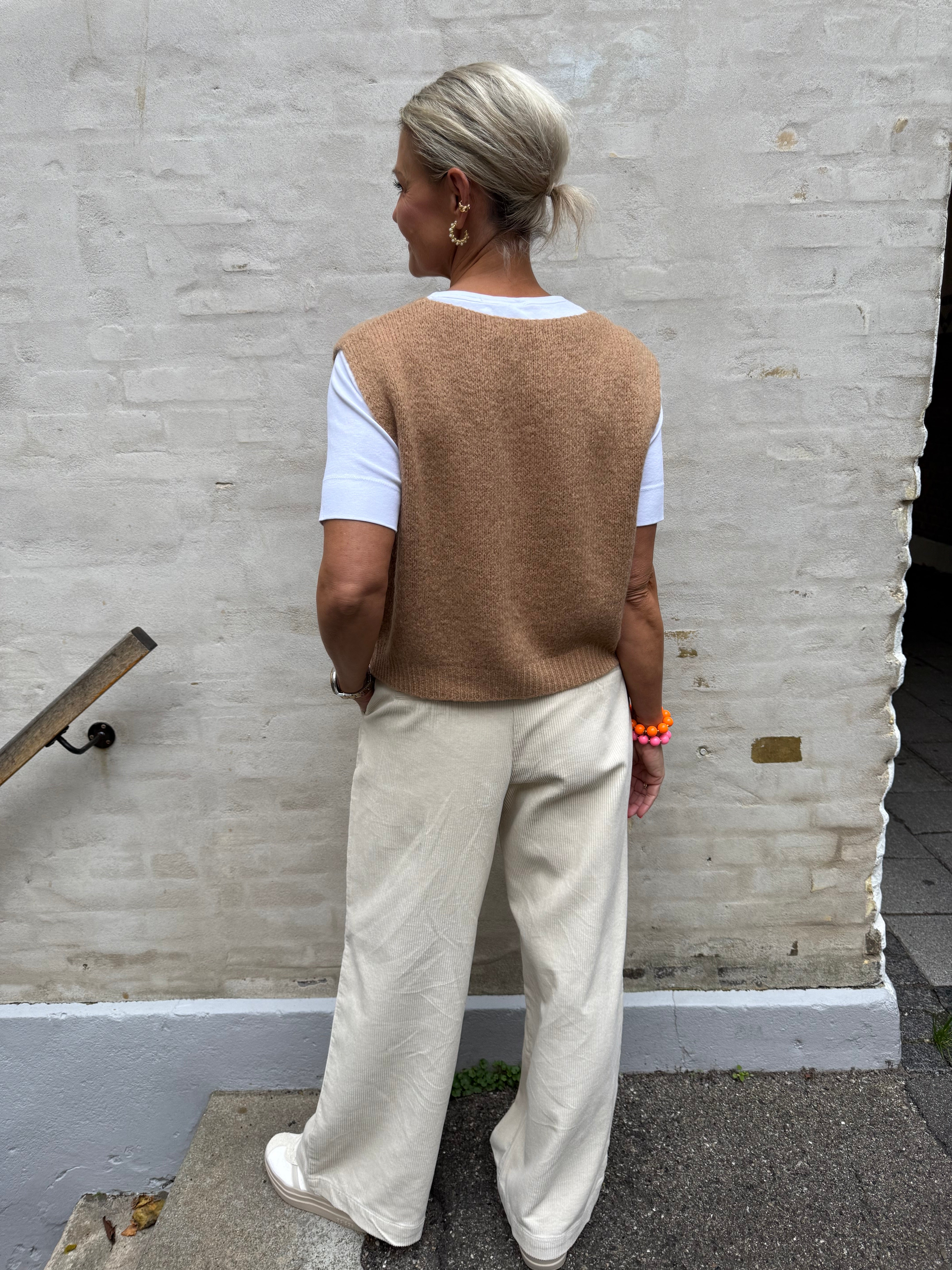 SHIRAZ ASHER HW WIDE PANT - Moonbeam
