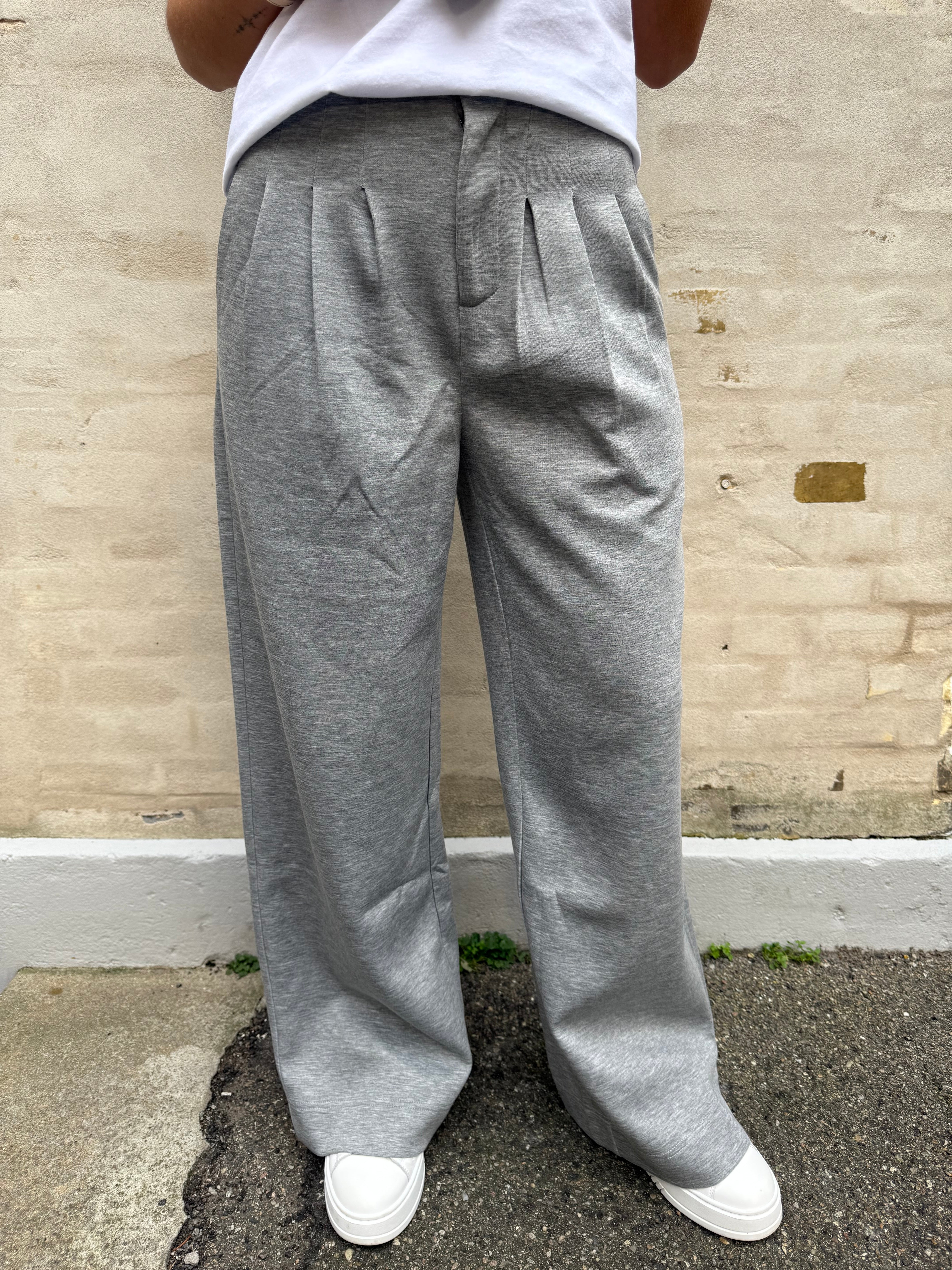 LanceCC Pleat Sweatpant - Grey Melange