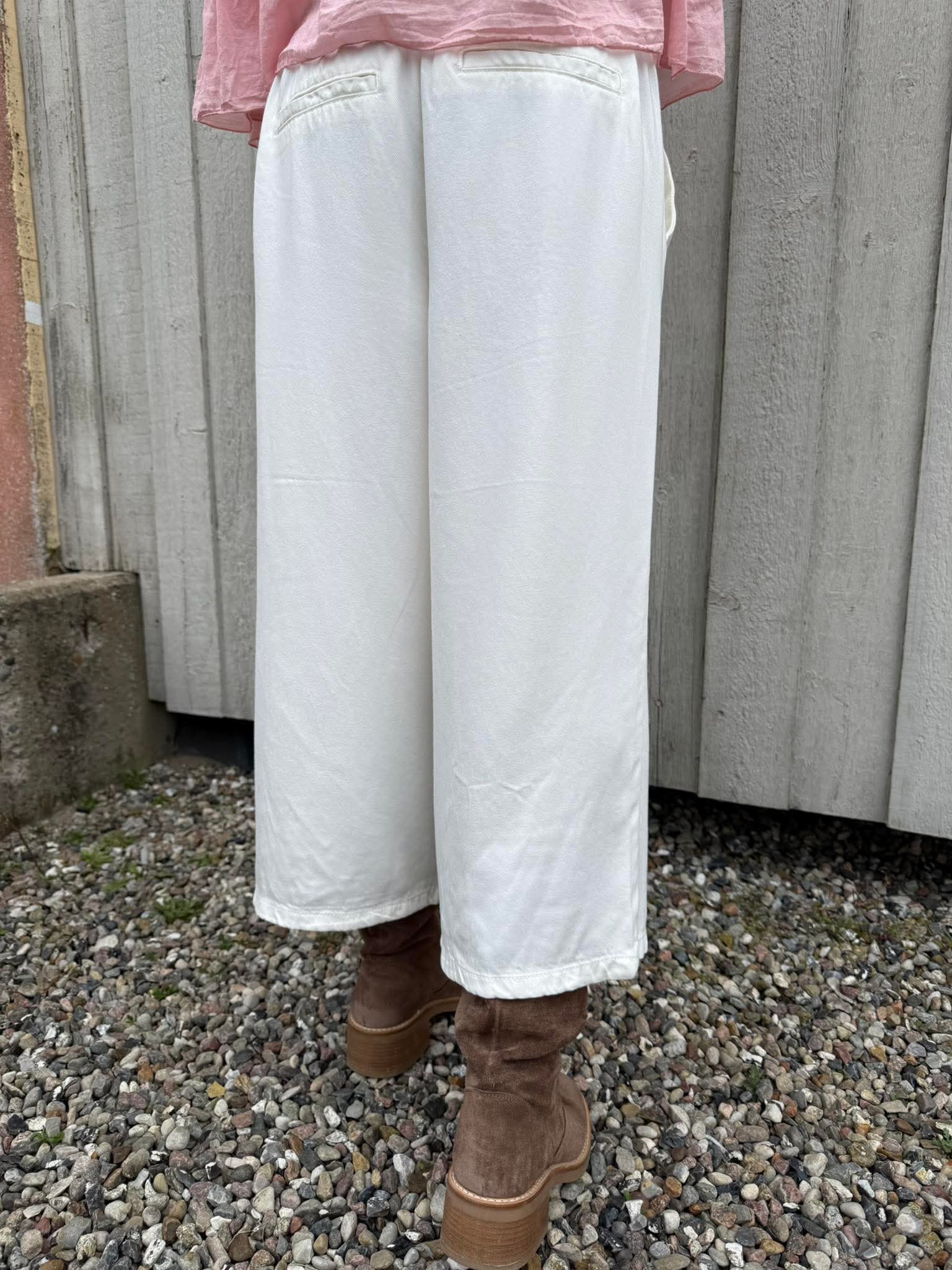 FRAME CULOTTE PANT - Cloud Dancer