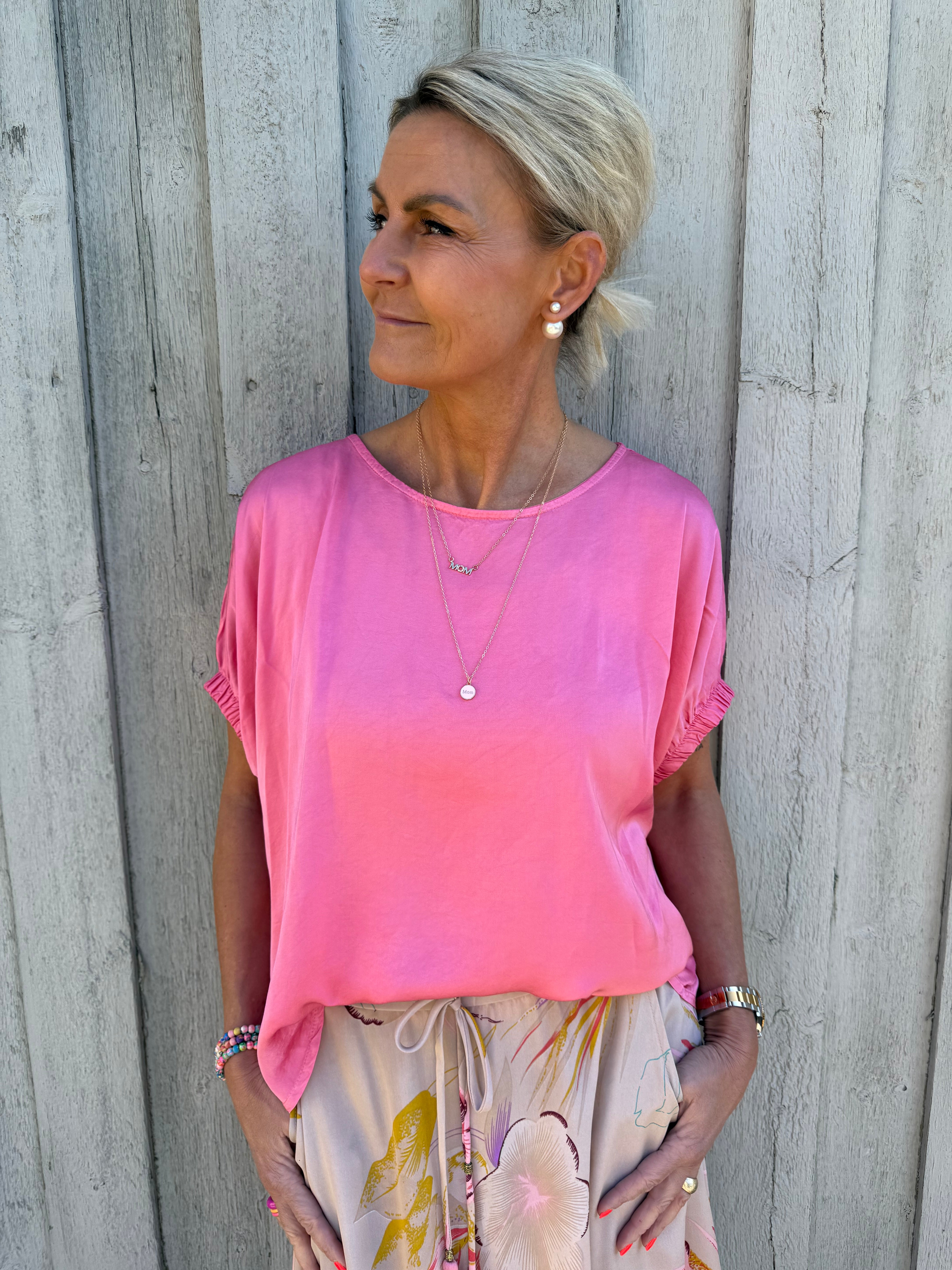 MABEL Blouse - Warm Pink