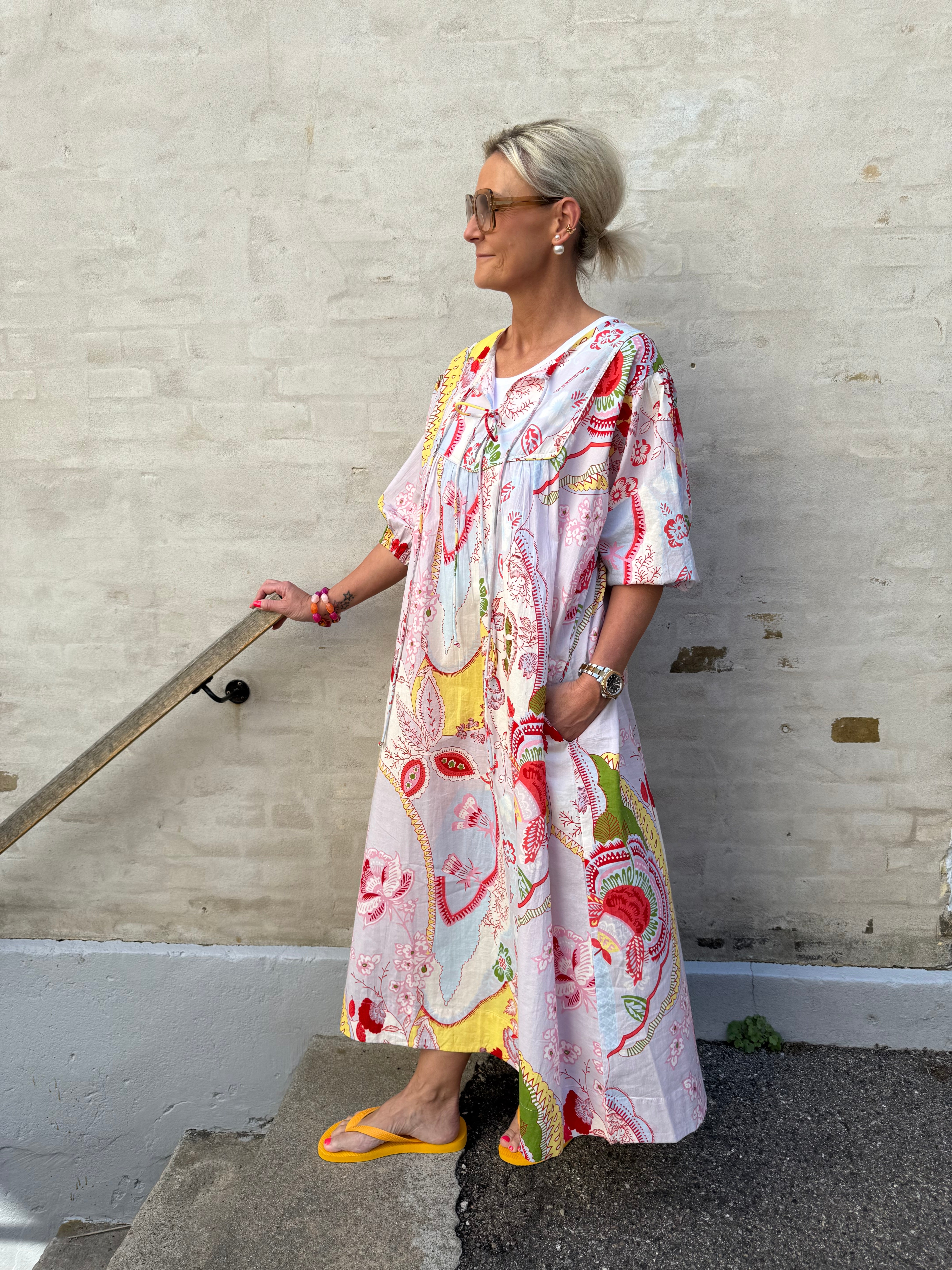 Capri Dress - Grey Print