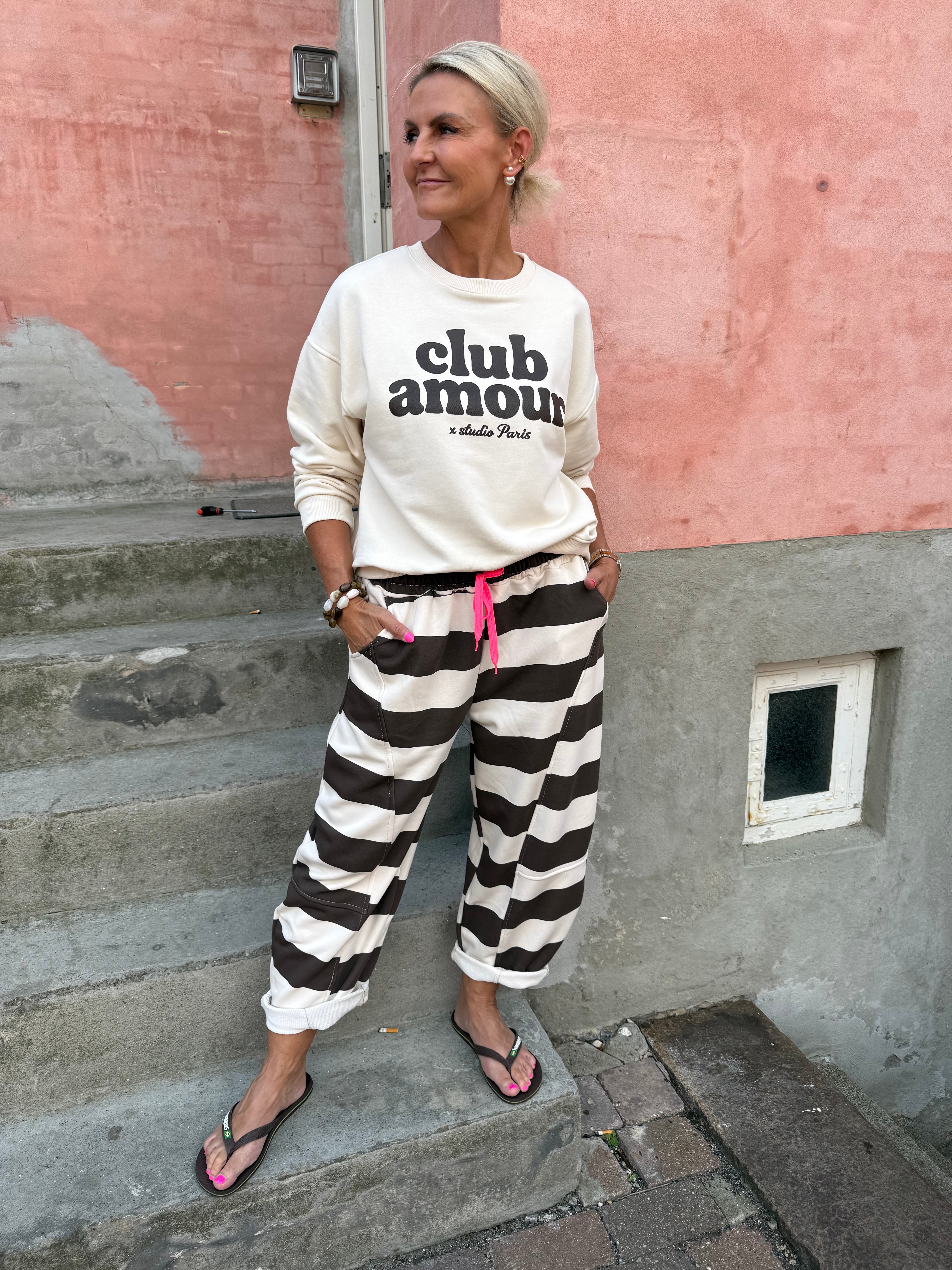 Club Amour Sweat - Beige/Moro