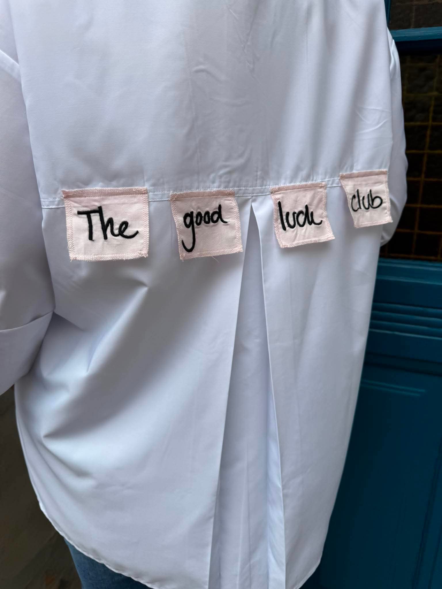 Luna tröja The good luck club - Paper White