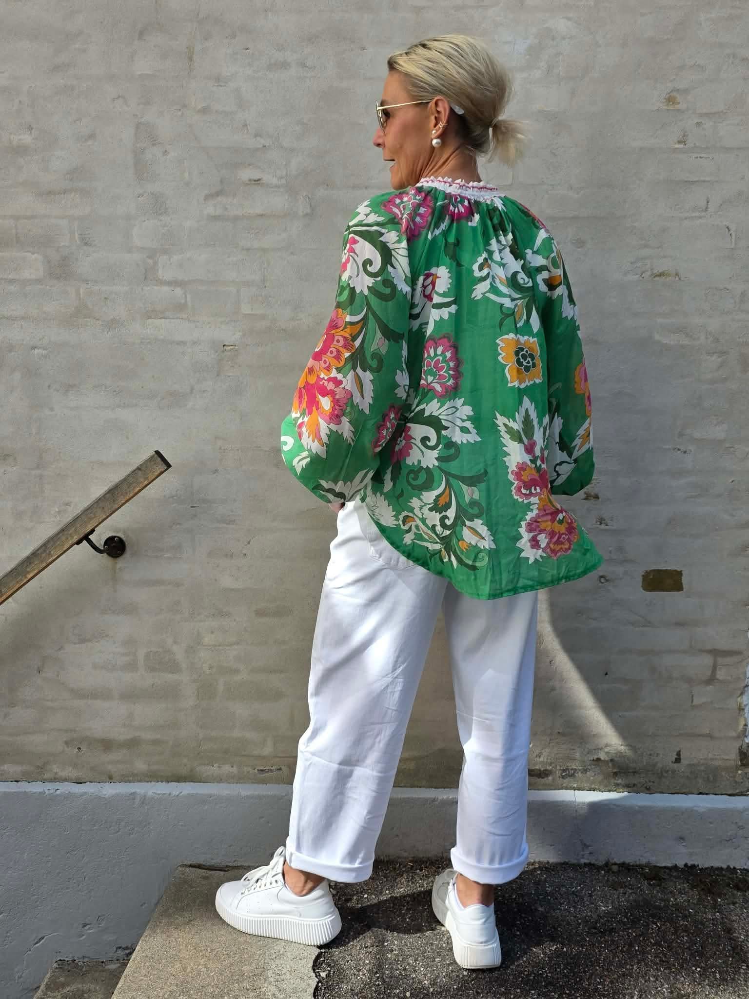 PREORDER-Elvira Blouse - Green