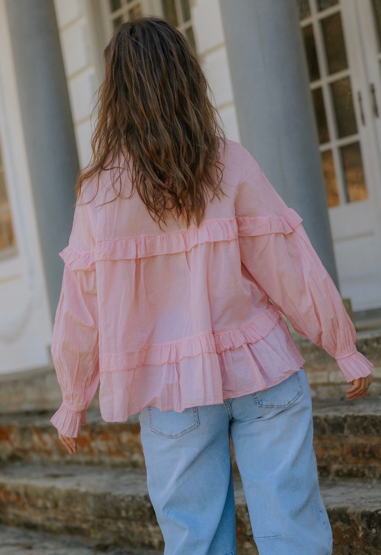 Melody Blouse - Winter Rose