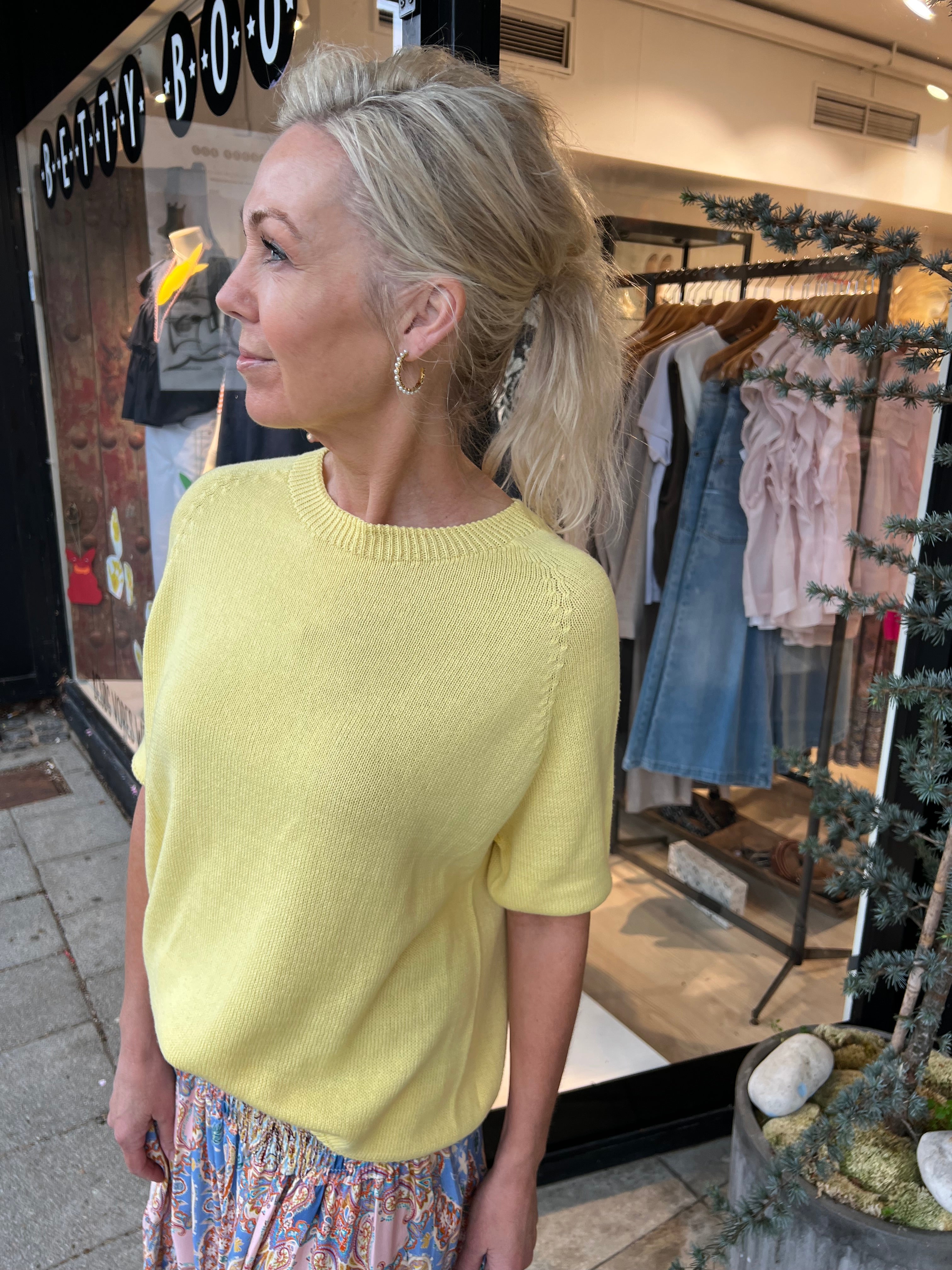 Blanca knit giallo