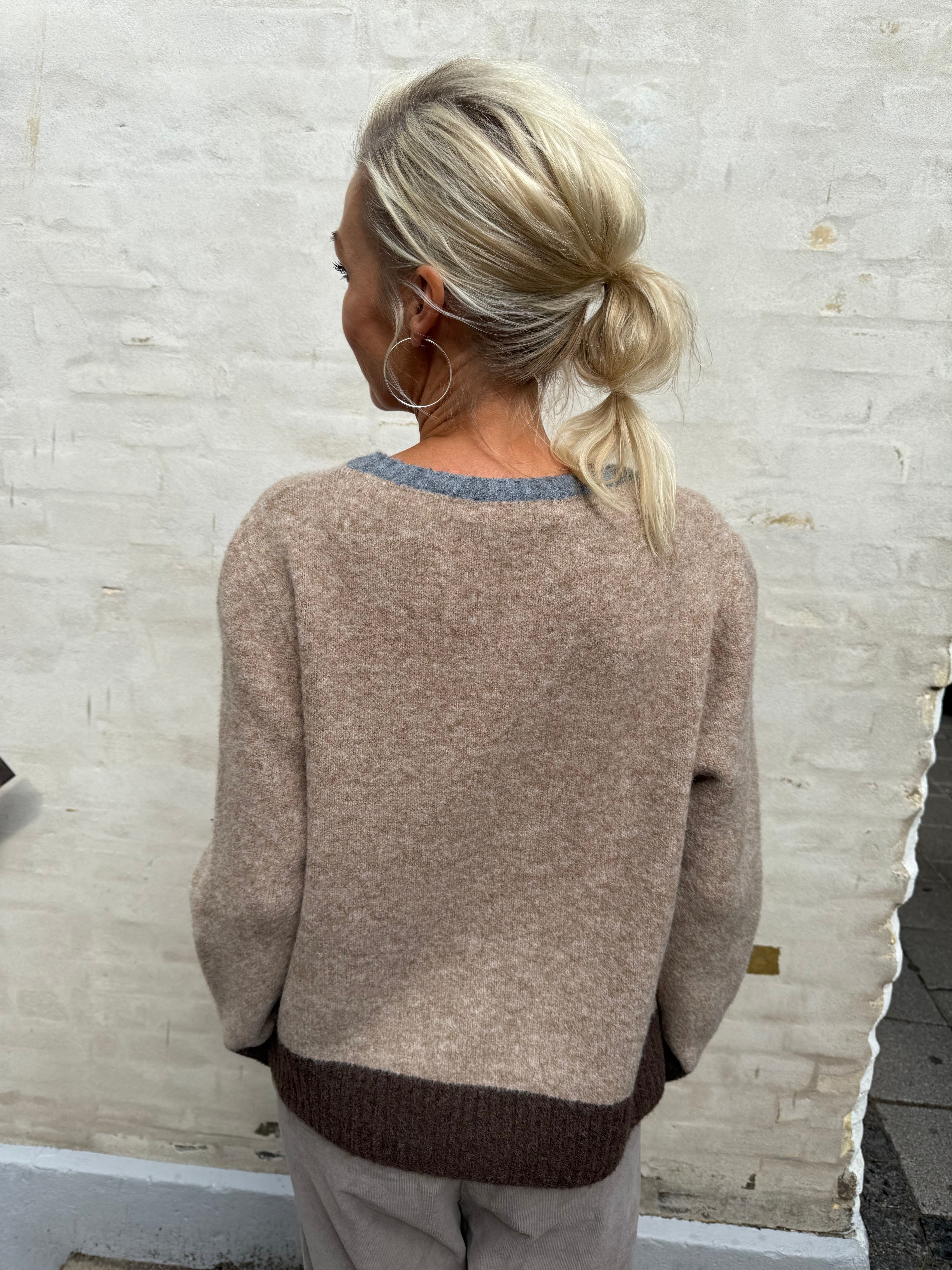 Elora Knit - Camel Denim