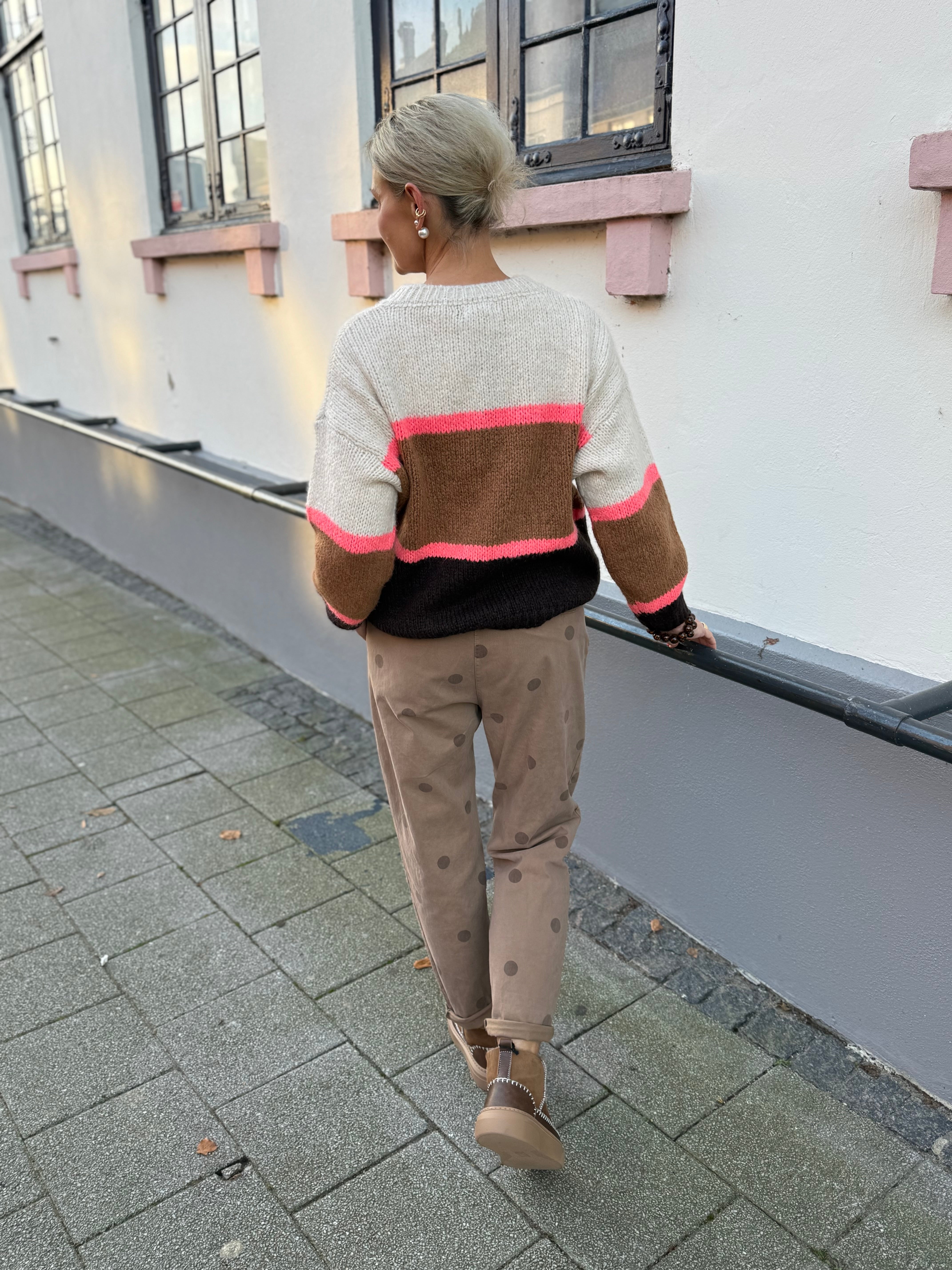 Dot Pants - Camel Dot