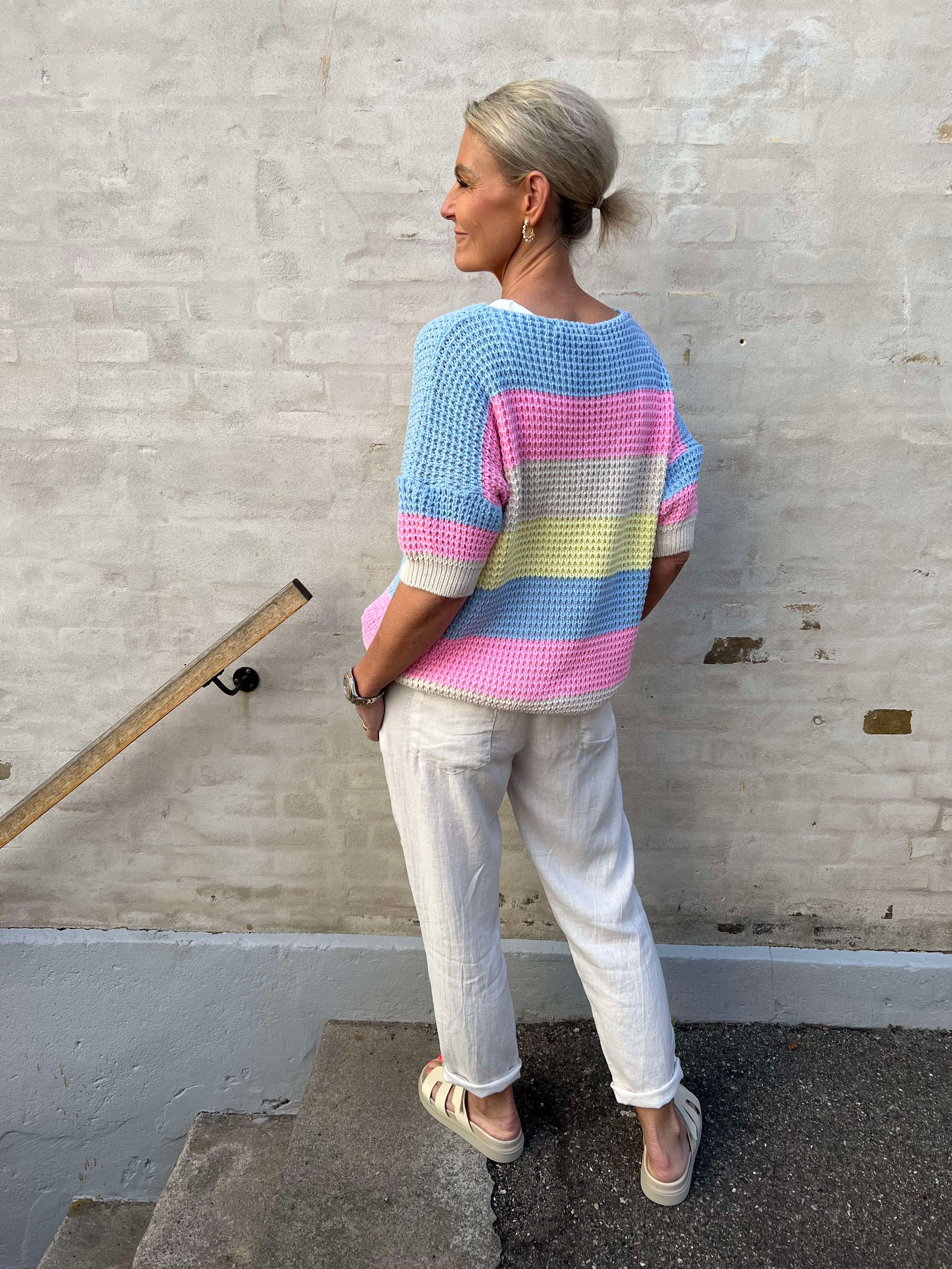 Adela knit celeste