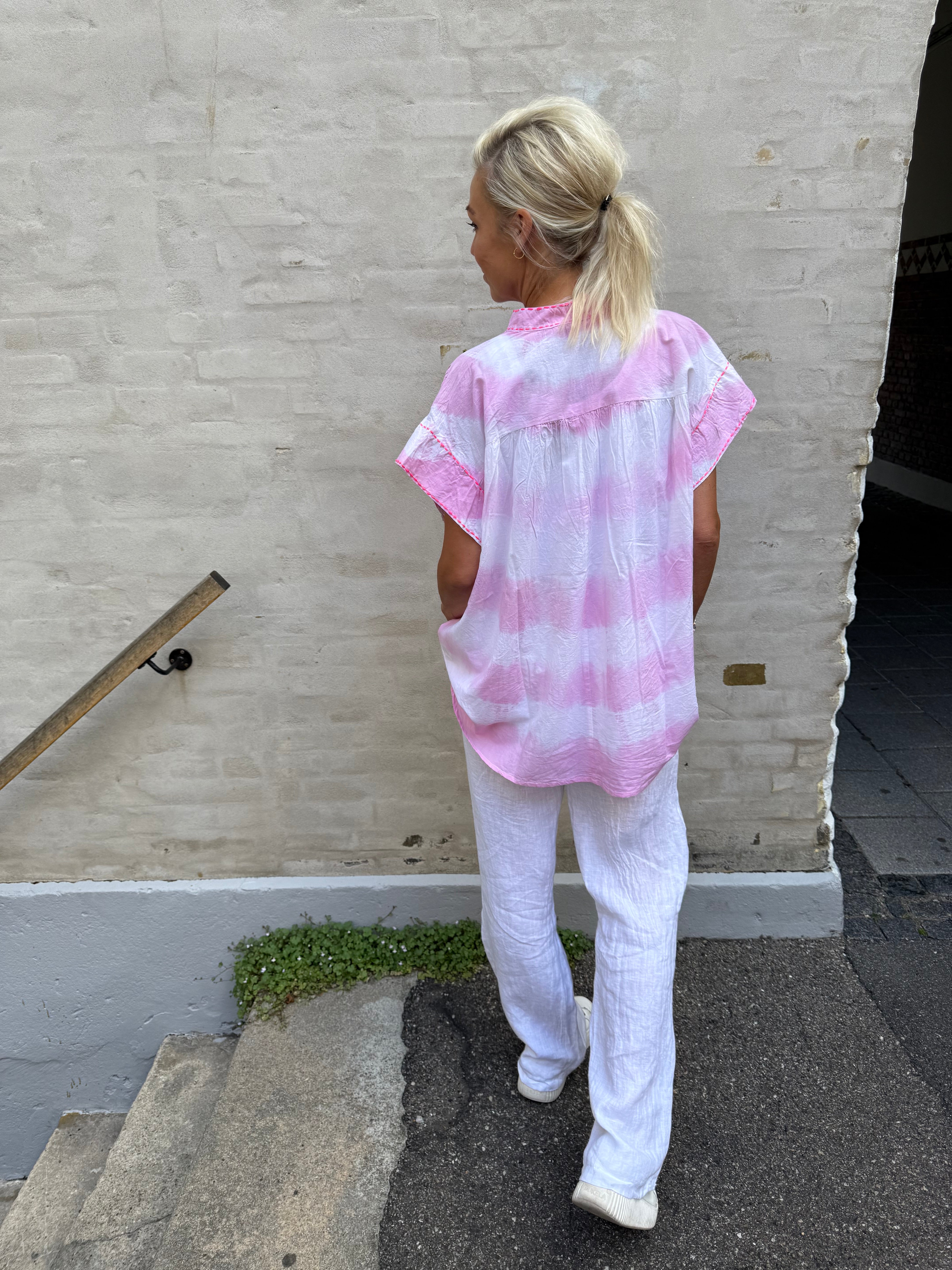 Vacay vibe top pink