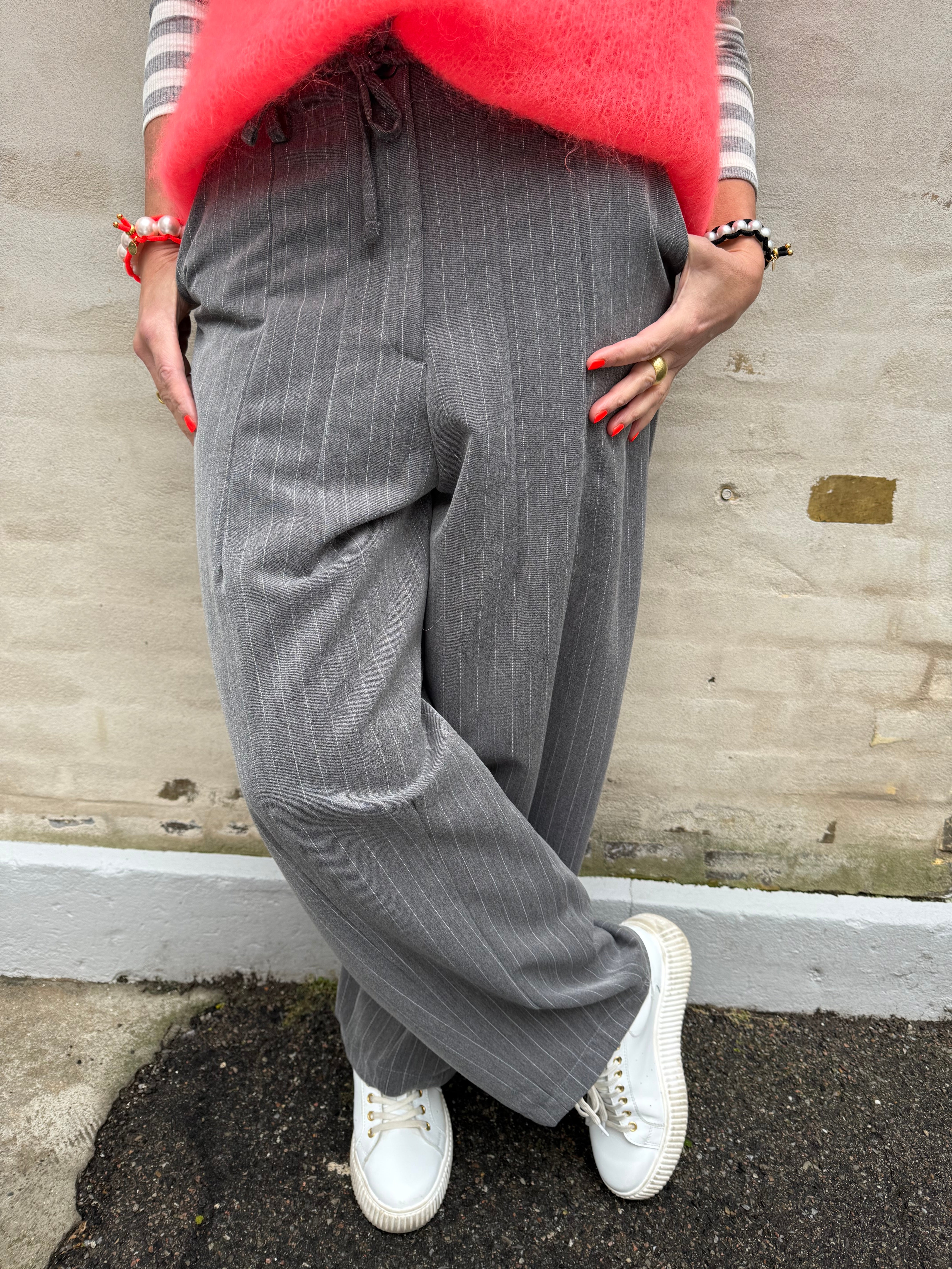 VERONA barrel baggy pant - Grey