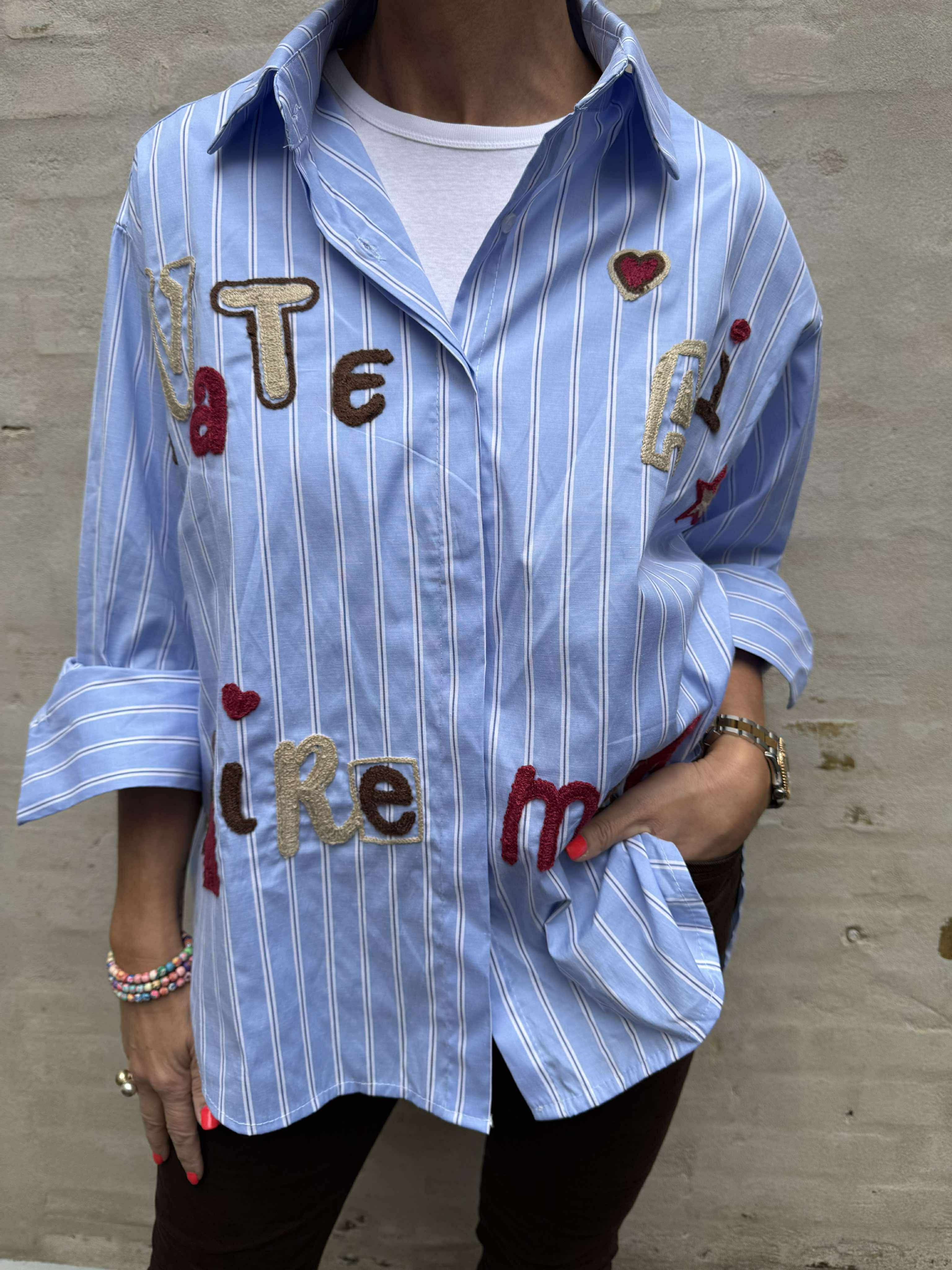 Faire Mer Skjorte - Blue Stripe