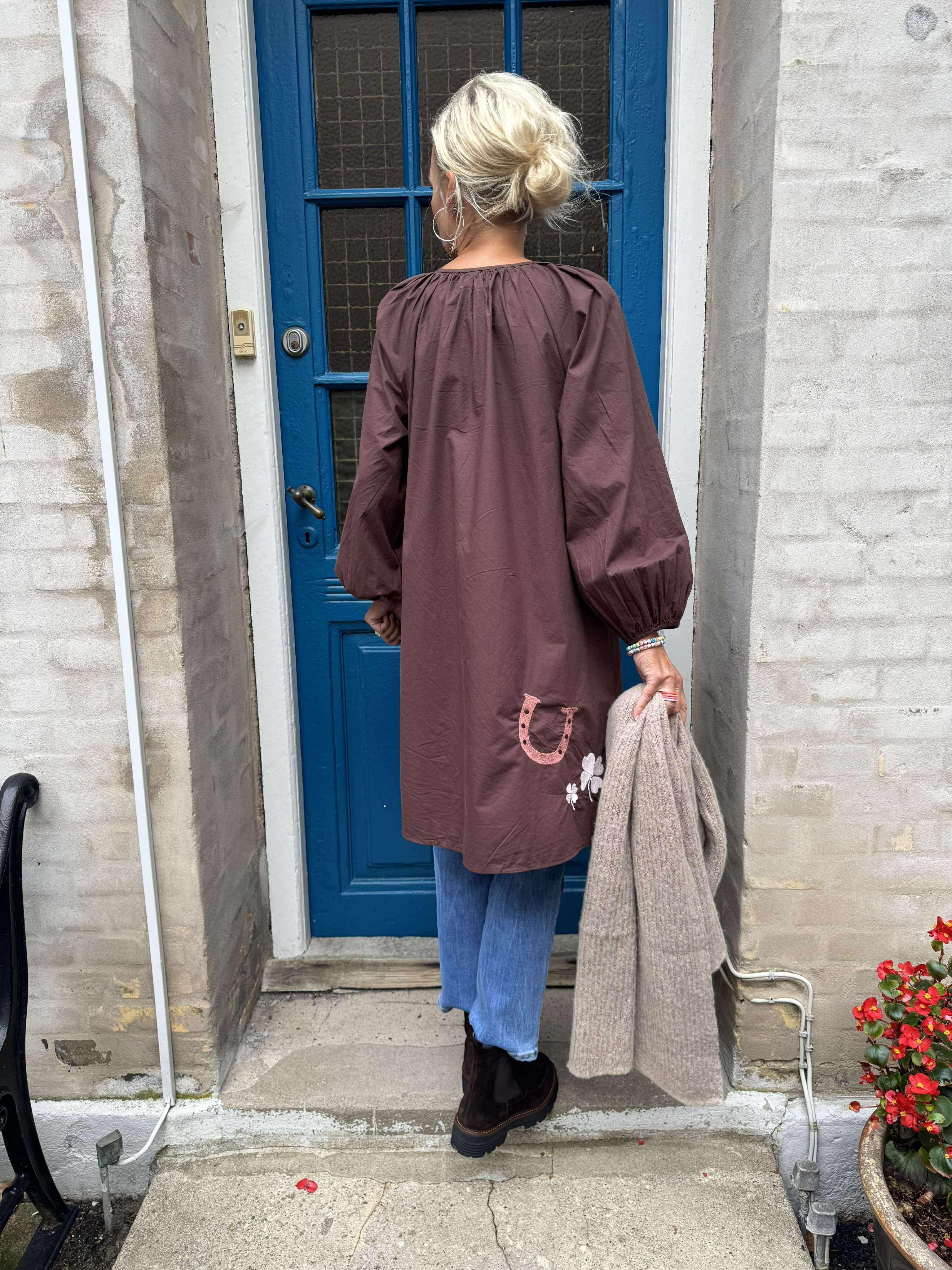 The good luck tunic - Chocolate brown