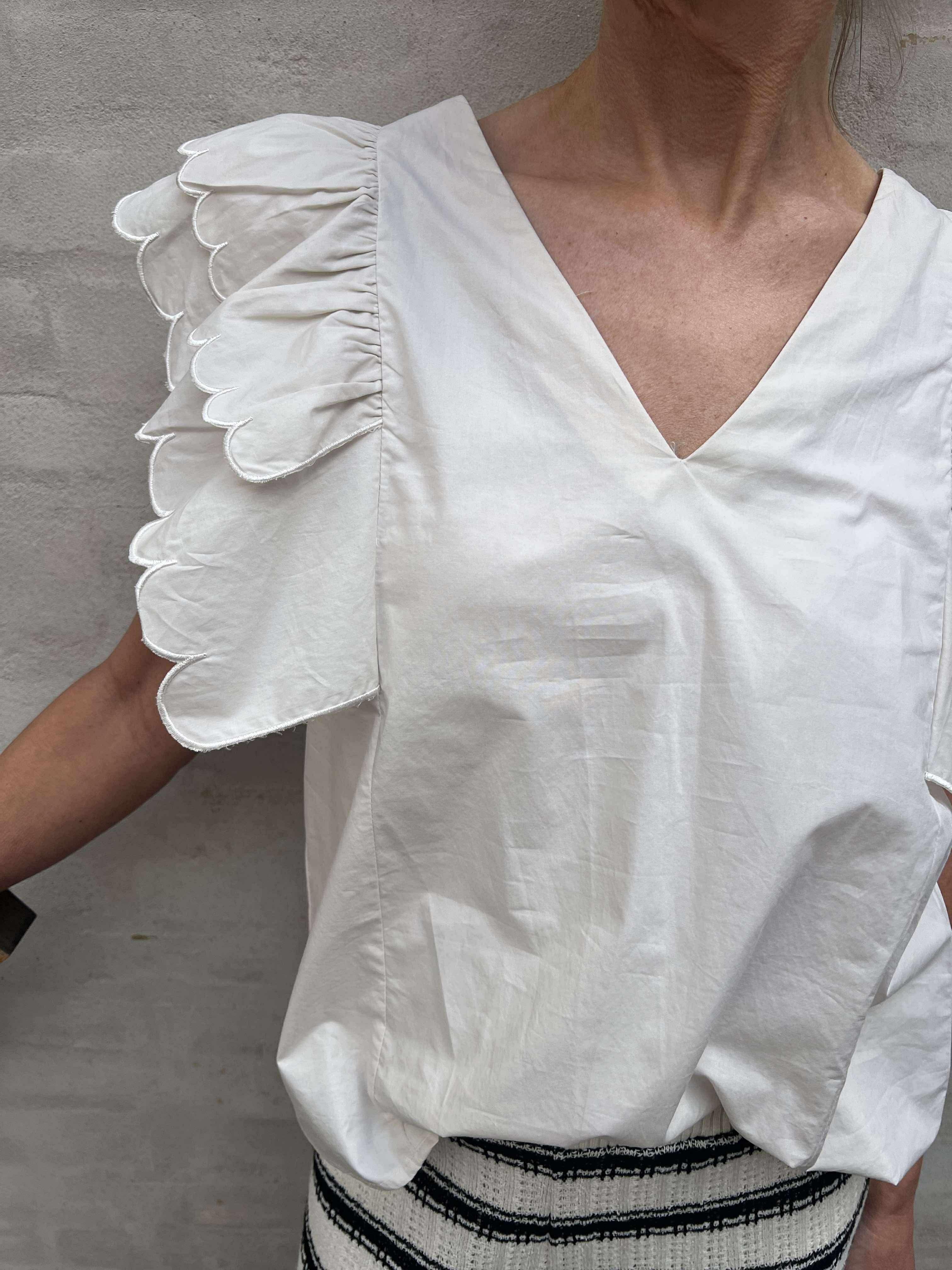Hope Papaya nour s/s top white sand