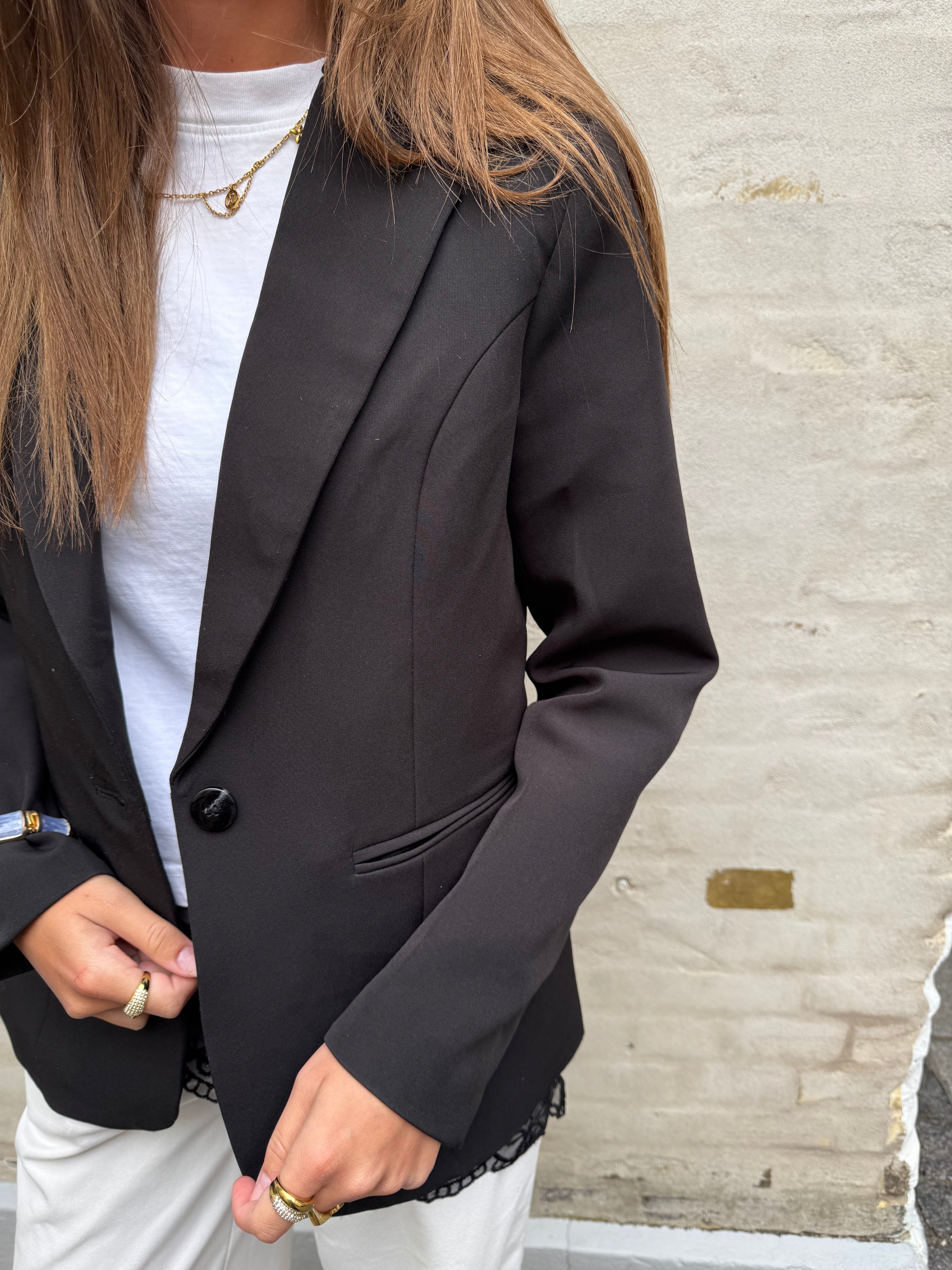 Francine Suit Blazer - Black