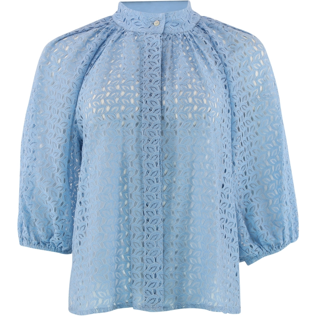 Sia lace blouse blue
