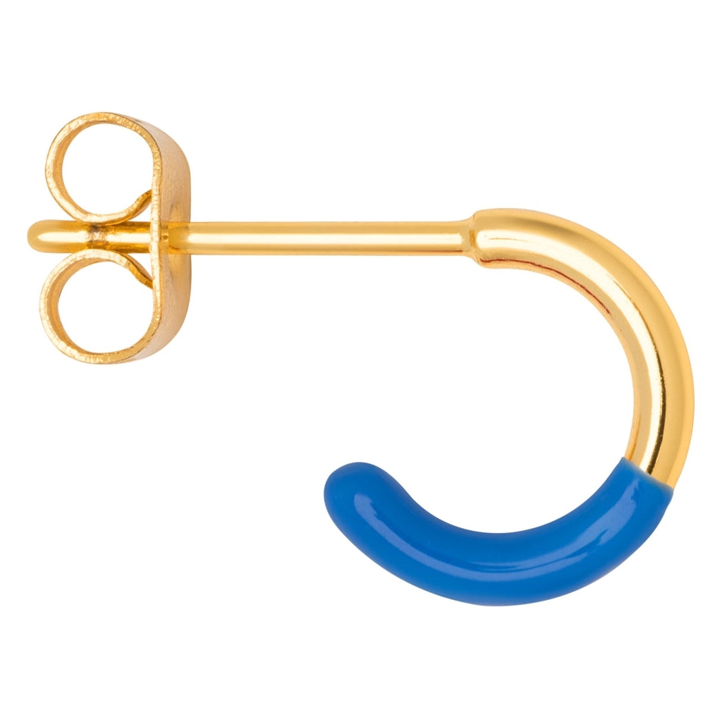 hoop 1pcs half dip blue