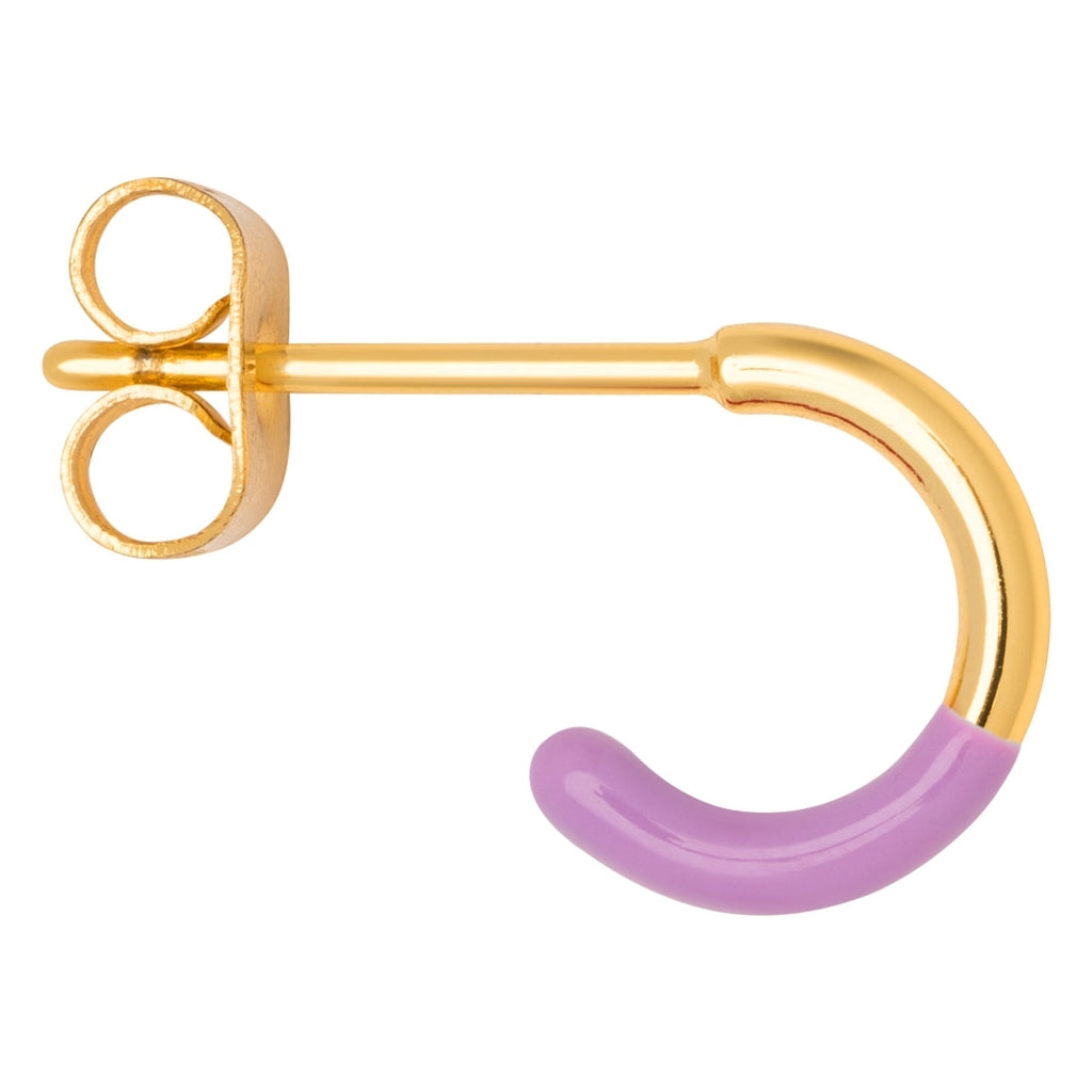 hoop 1pcs half dip purple