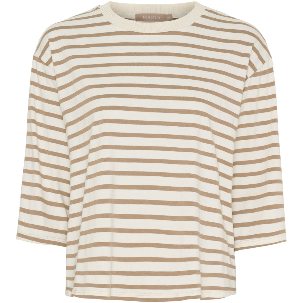 Brooklyn Tee - Beige/Fango