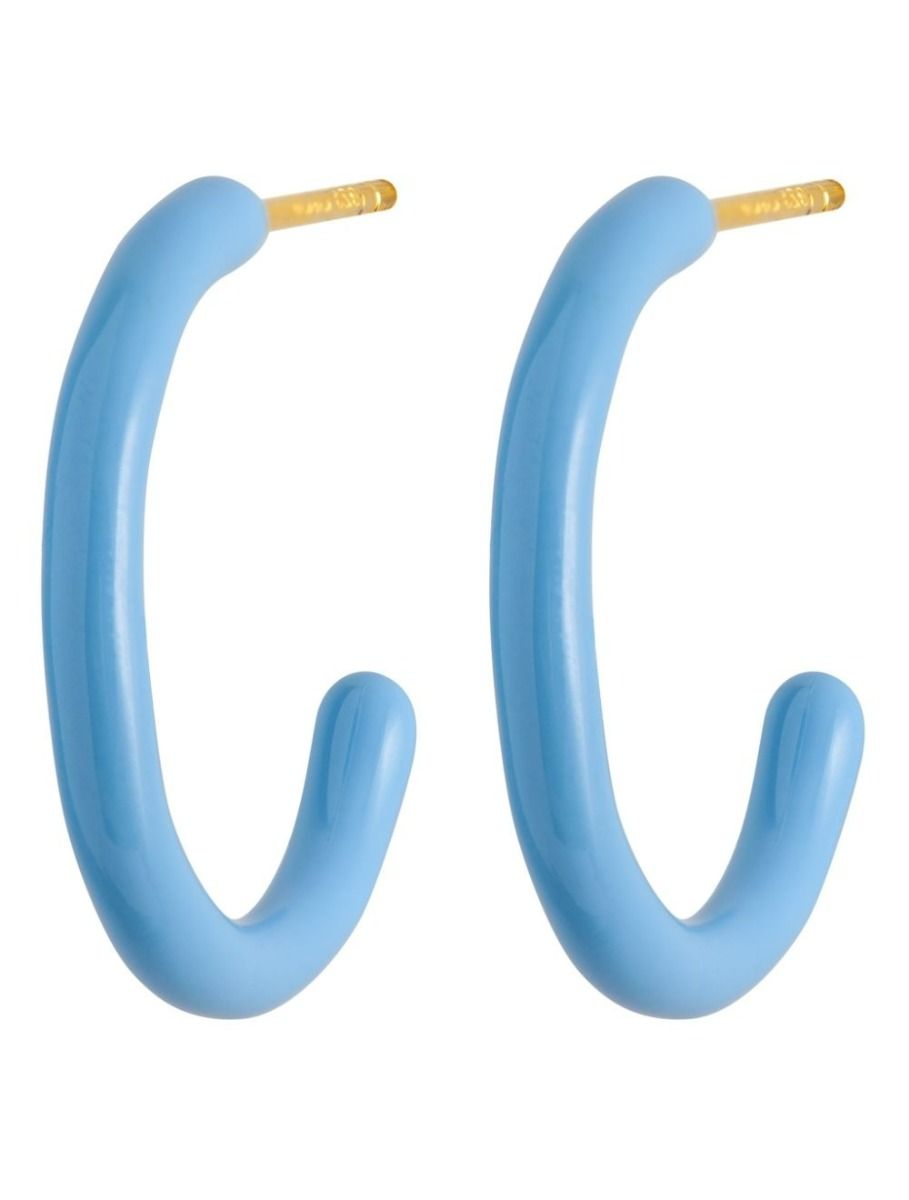 colour hoops medium pair light blue