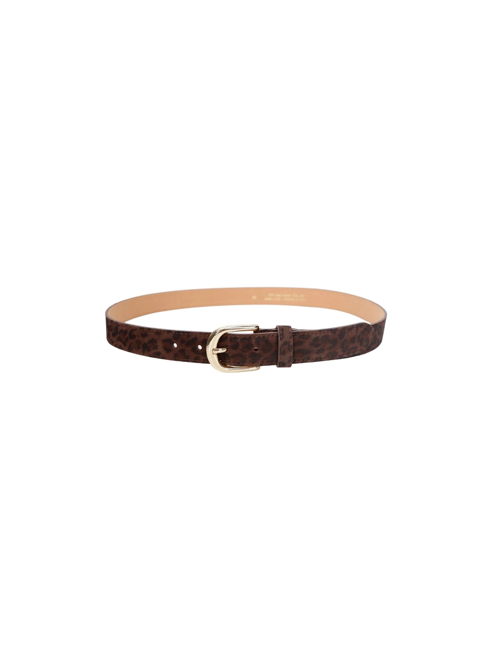 SMILLA suede belt - Mocca Leo