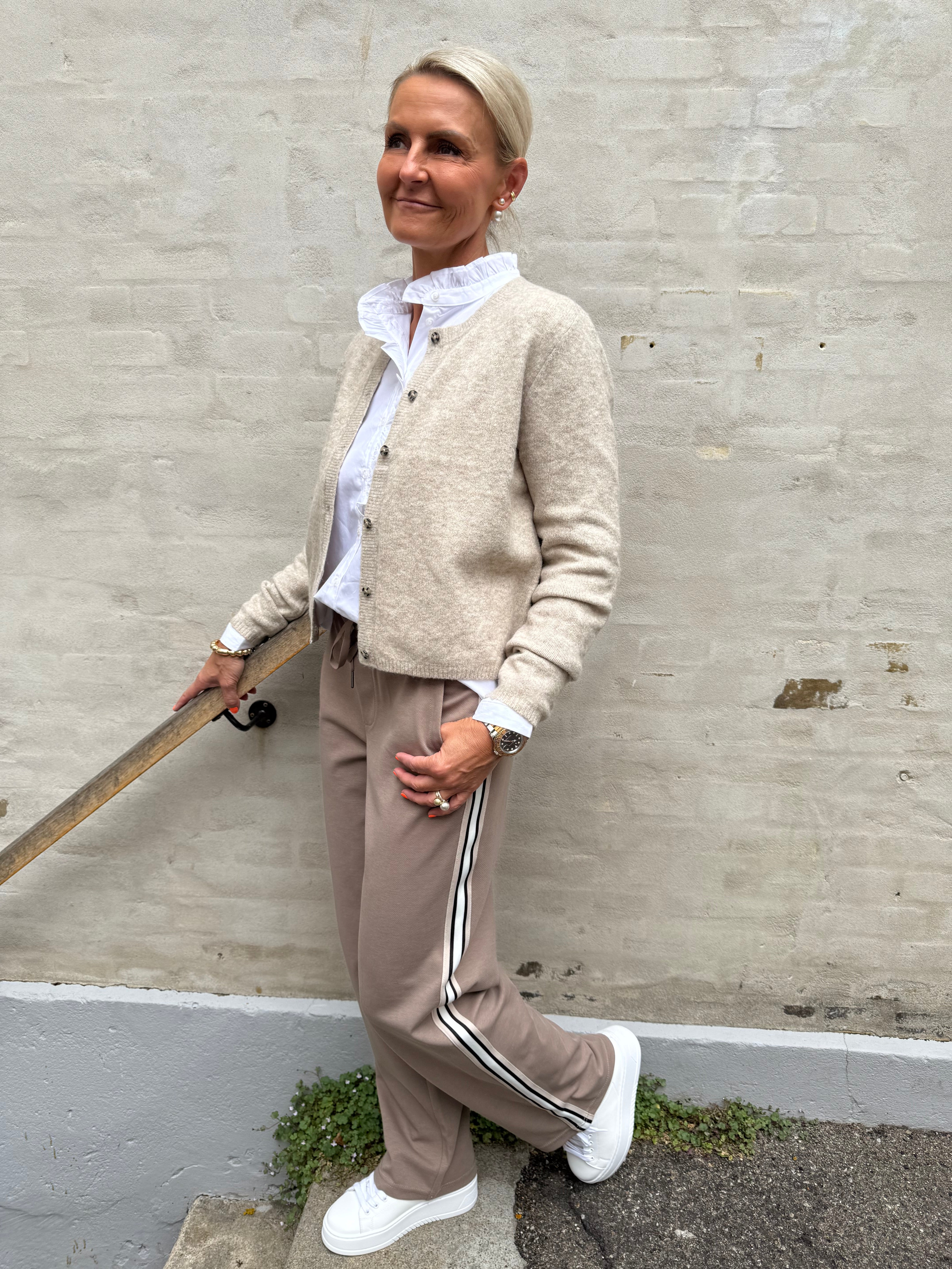 CHLOE LIFE CARDIGAN - Turtledove MELANGE