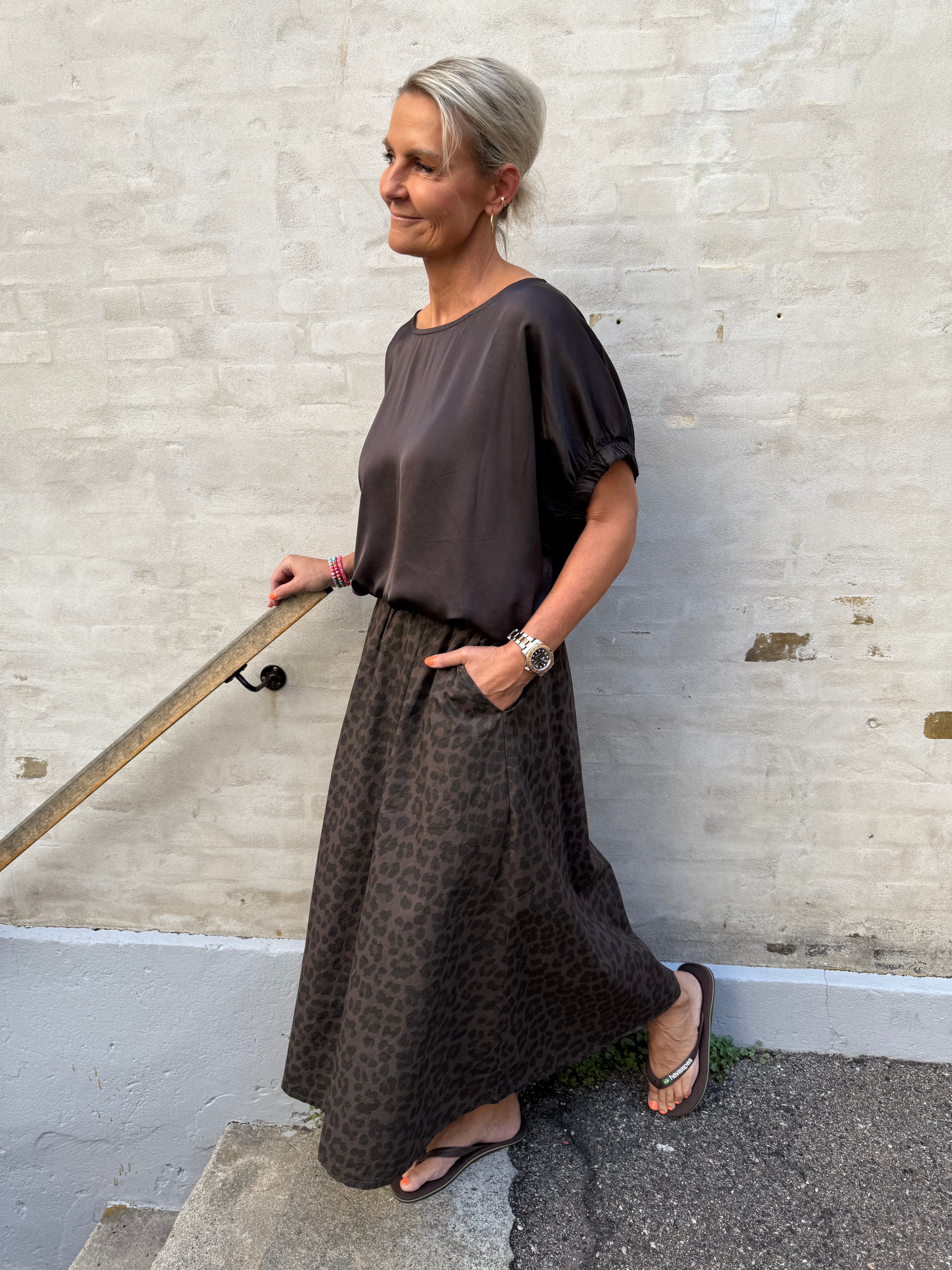 PREORDER-MABEL Blouse - Coffee