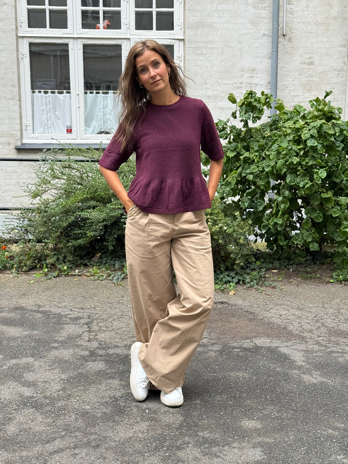 Malba Solid Pants - Camel