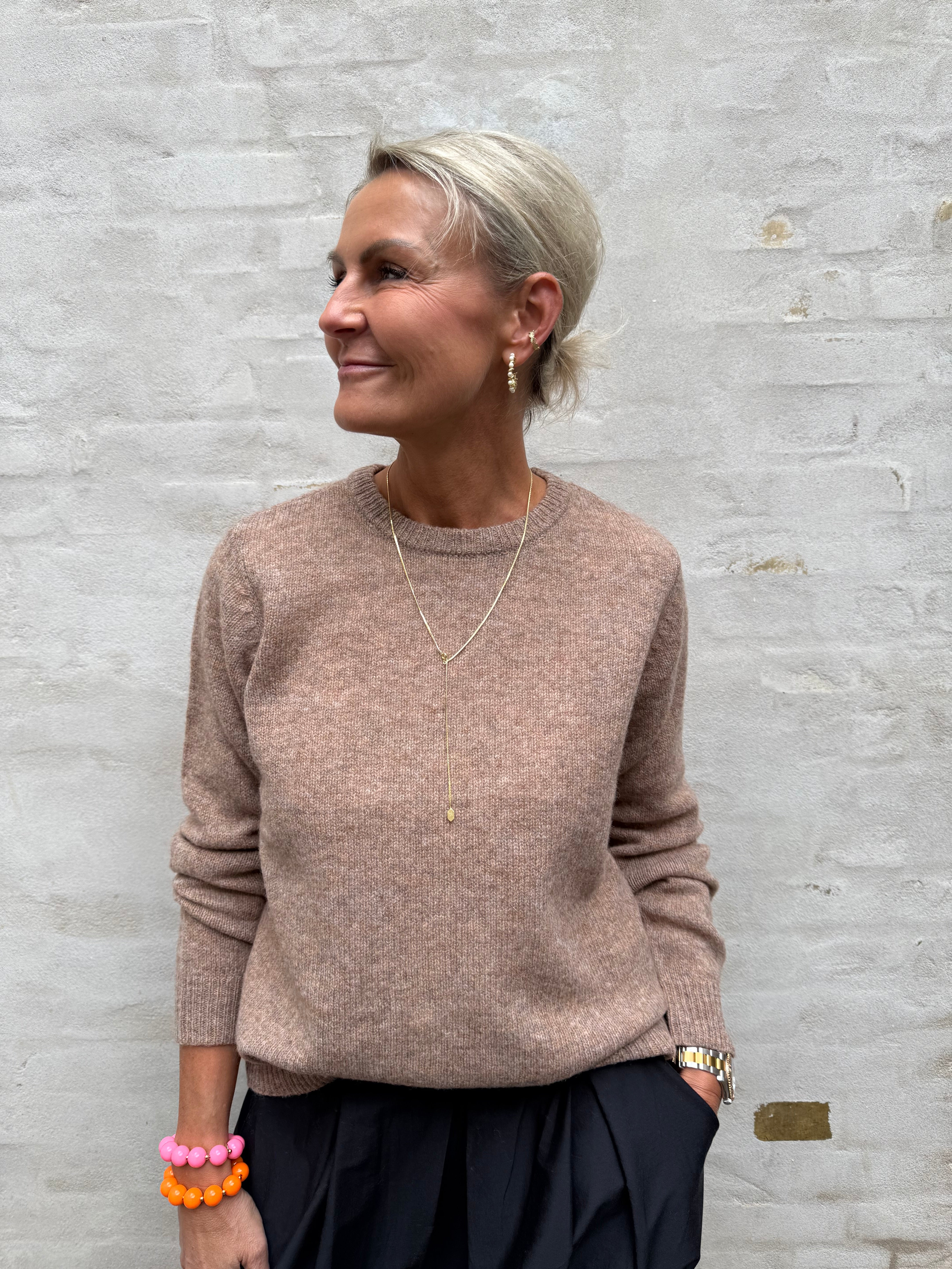 Katrina Pullover - Tannin Melange