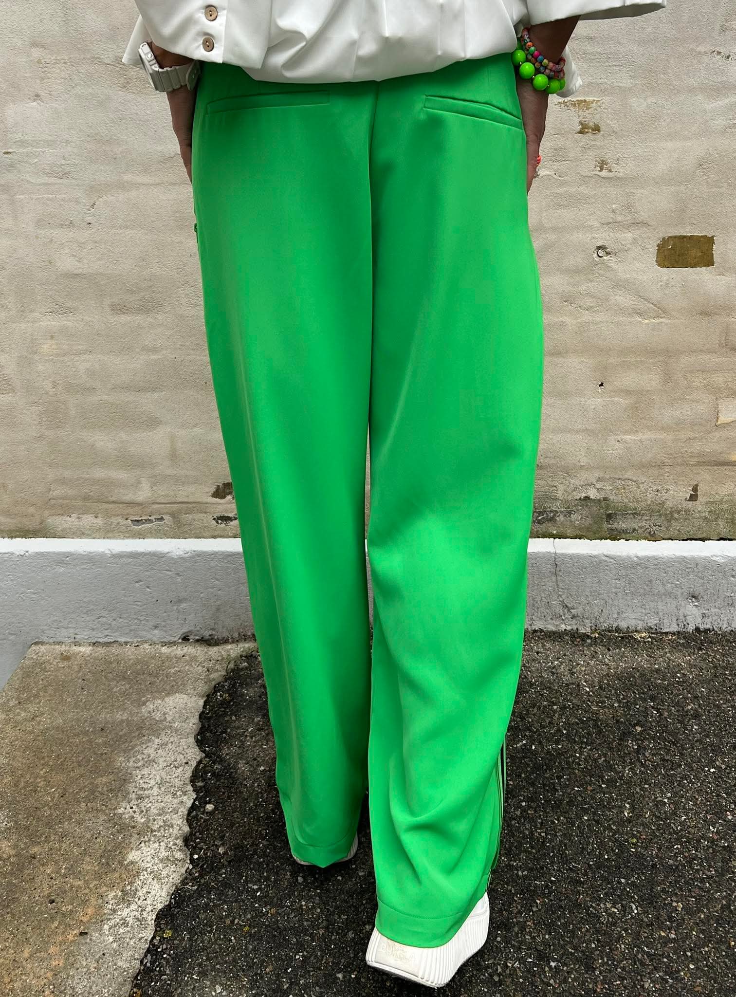 AminaCC zip Panel Pant - Green