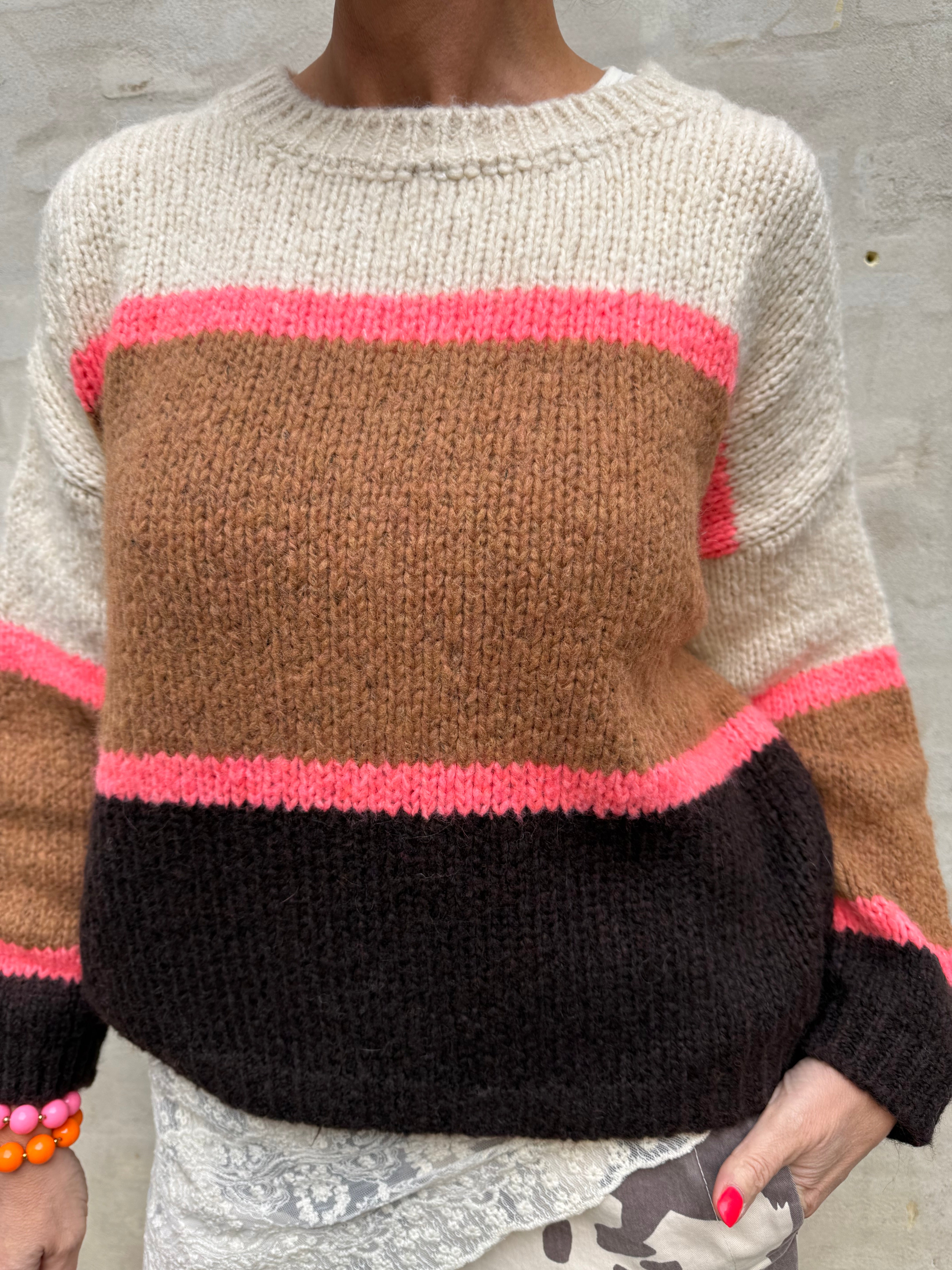 HILDUR knit jumper - Camel