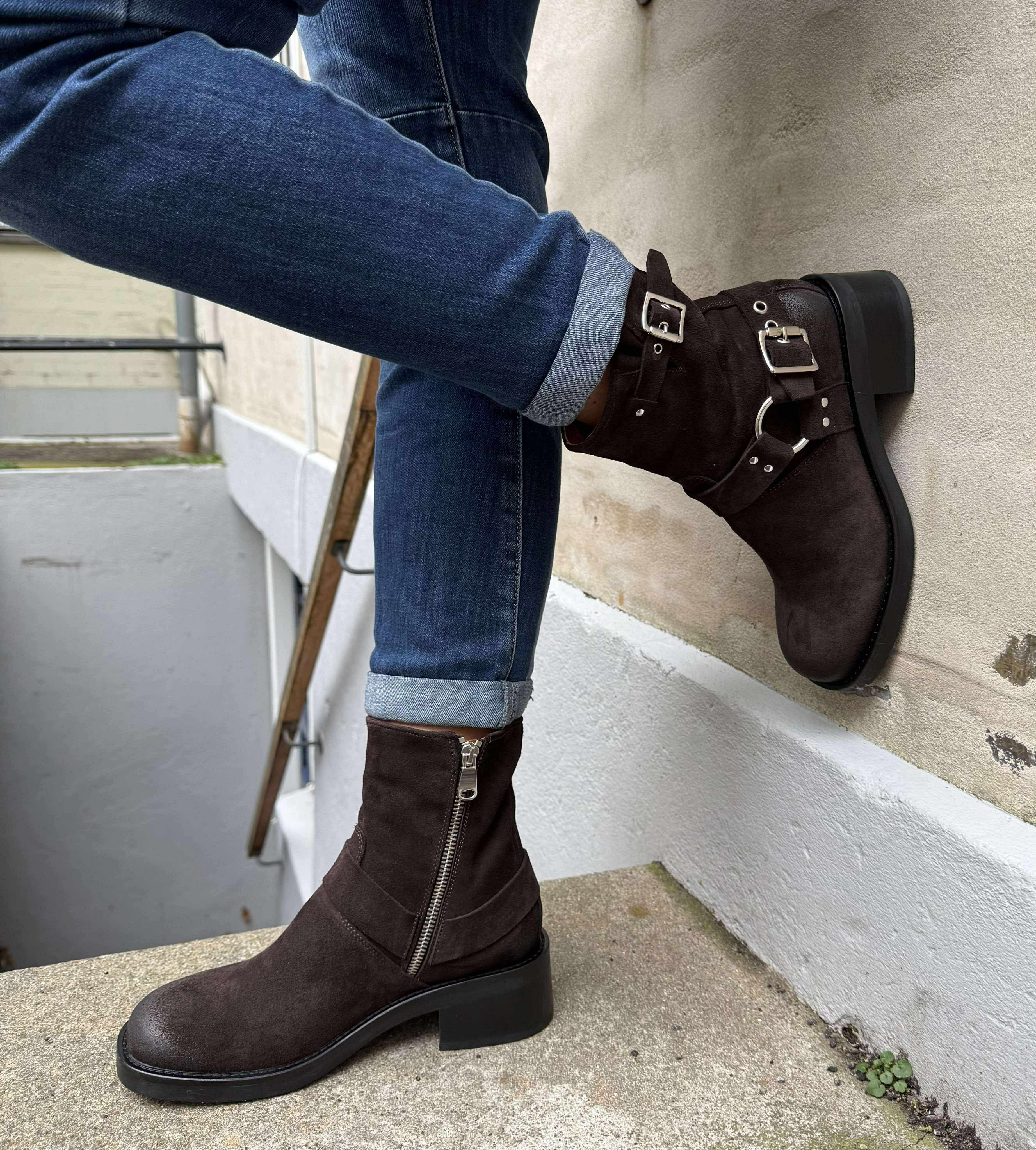 Carolina Boots - Mocca Suede