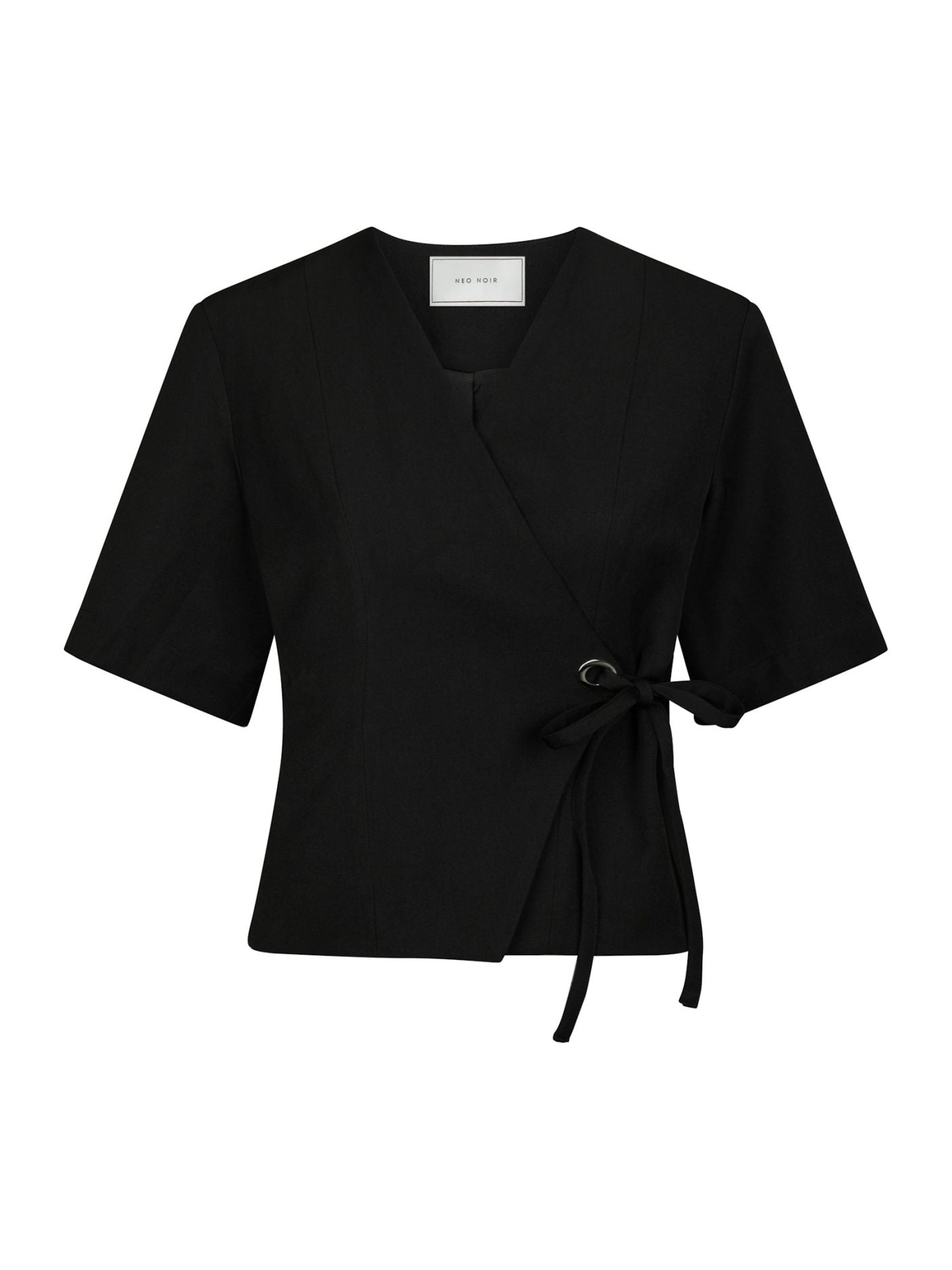 Simmo Eyelet Blouse Black