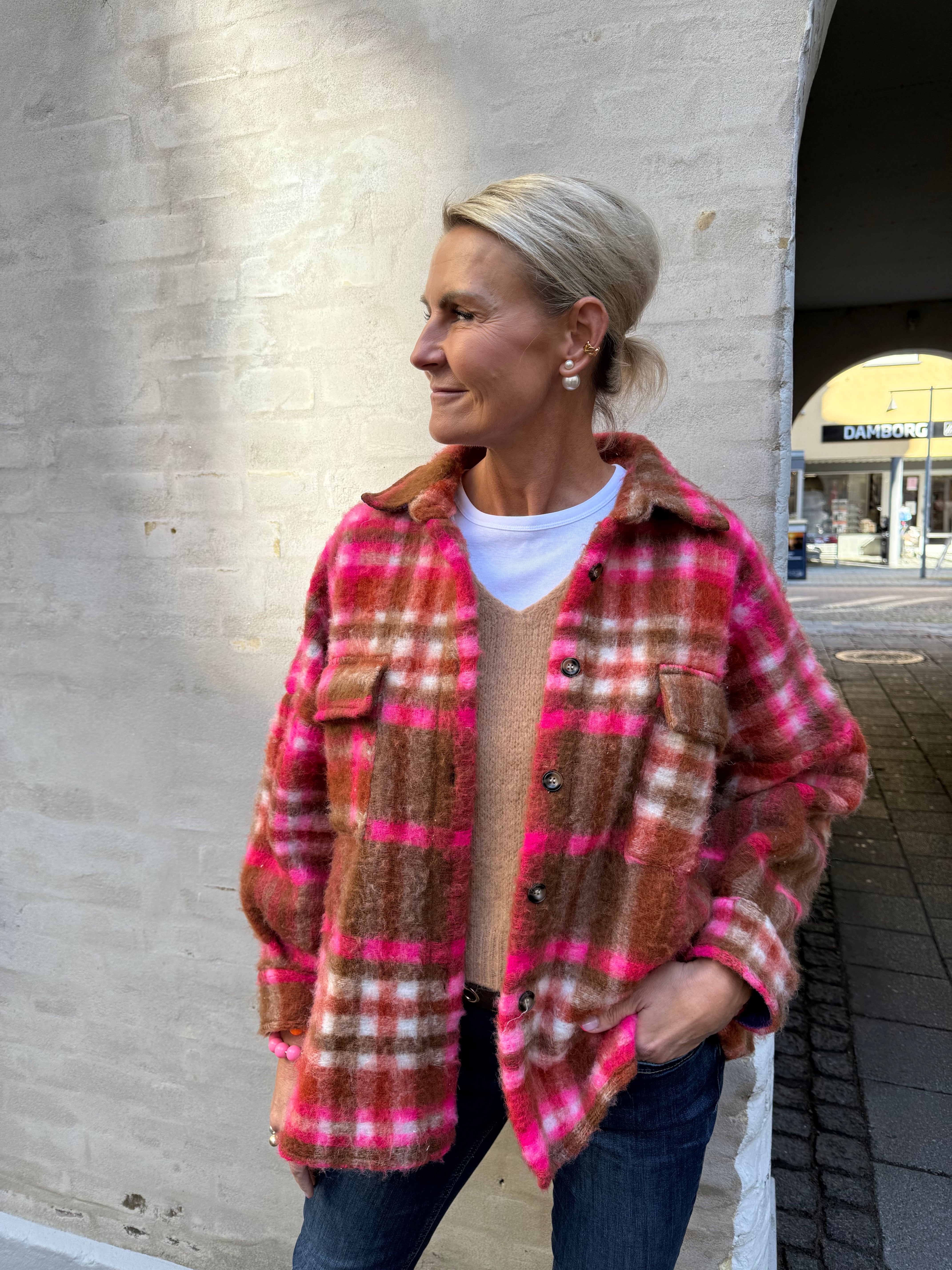 Giacca Jakke - Brown/Pink Check
