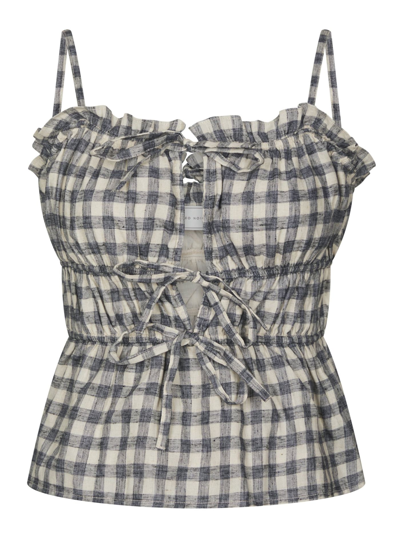 Seylor Check Top - Black