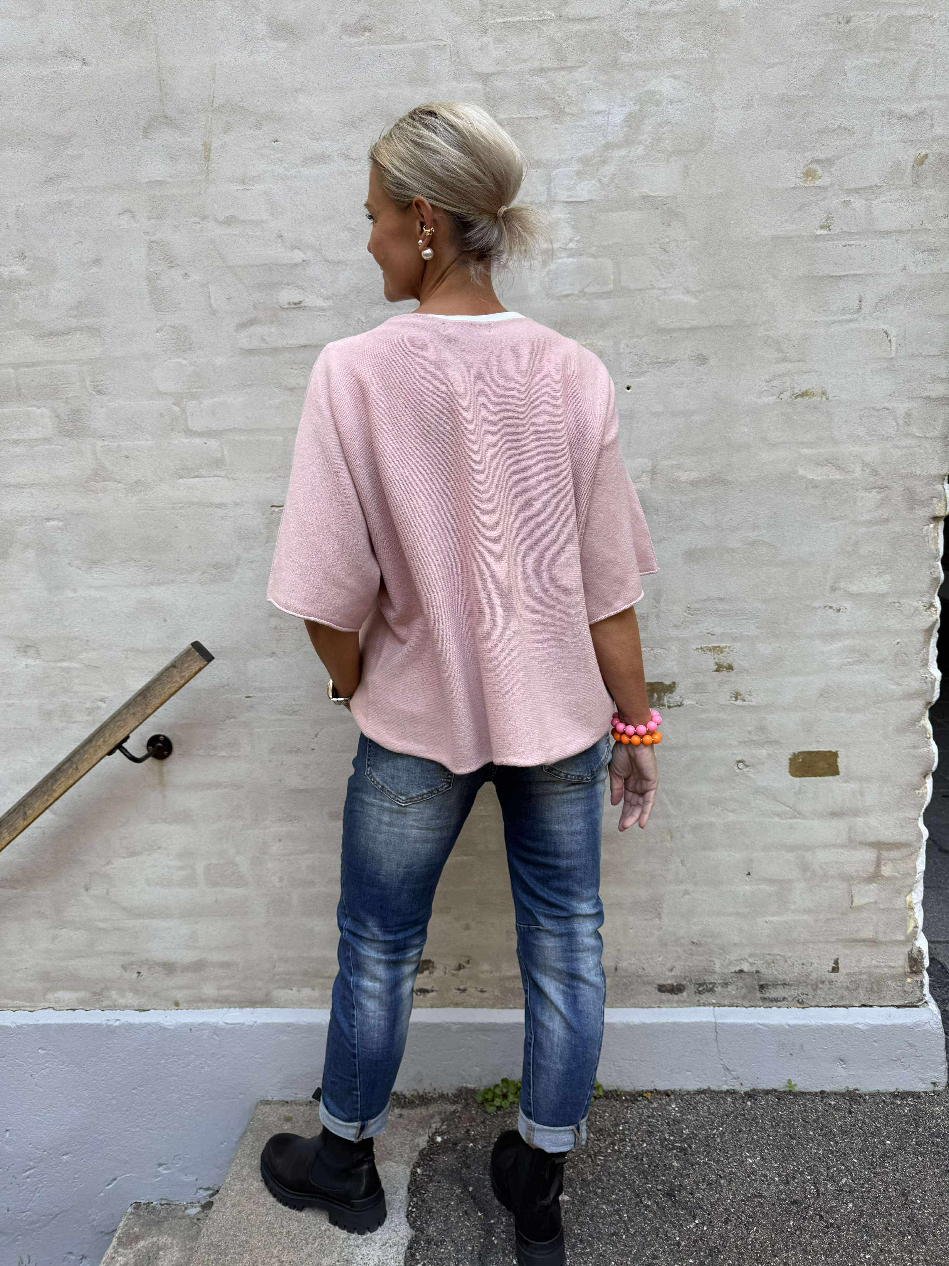 Denim Pants w. Paths - Denim Blue
