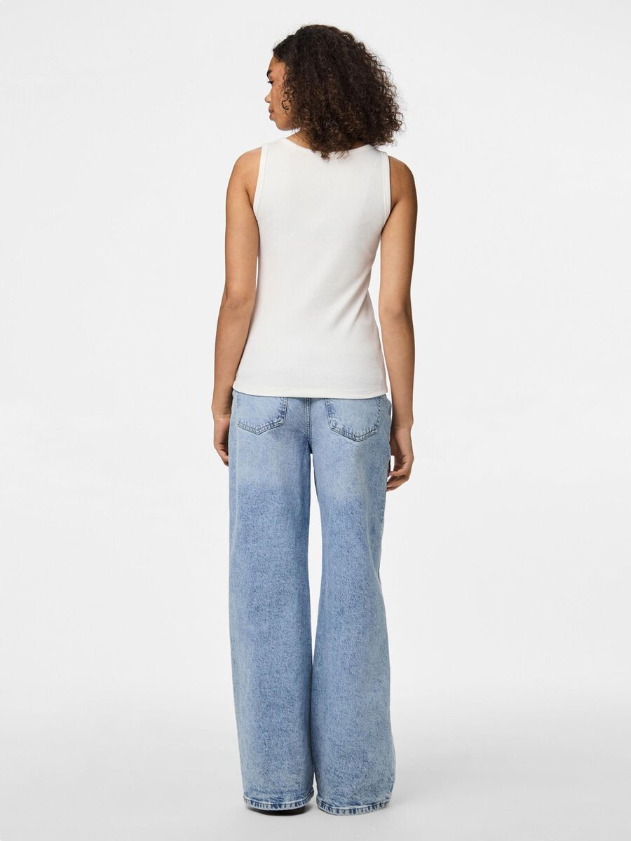 May tank top bright white