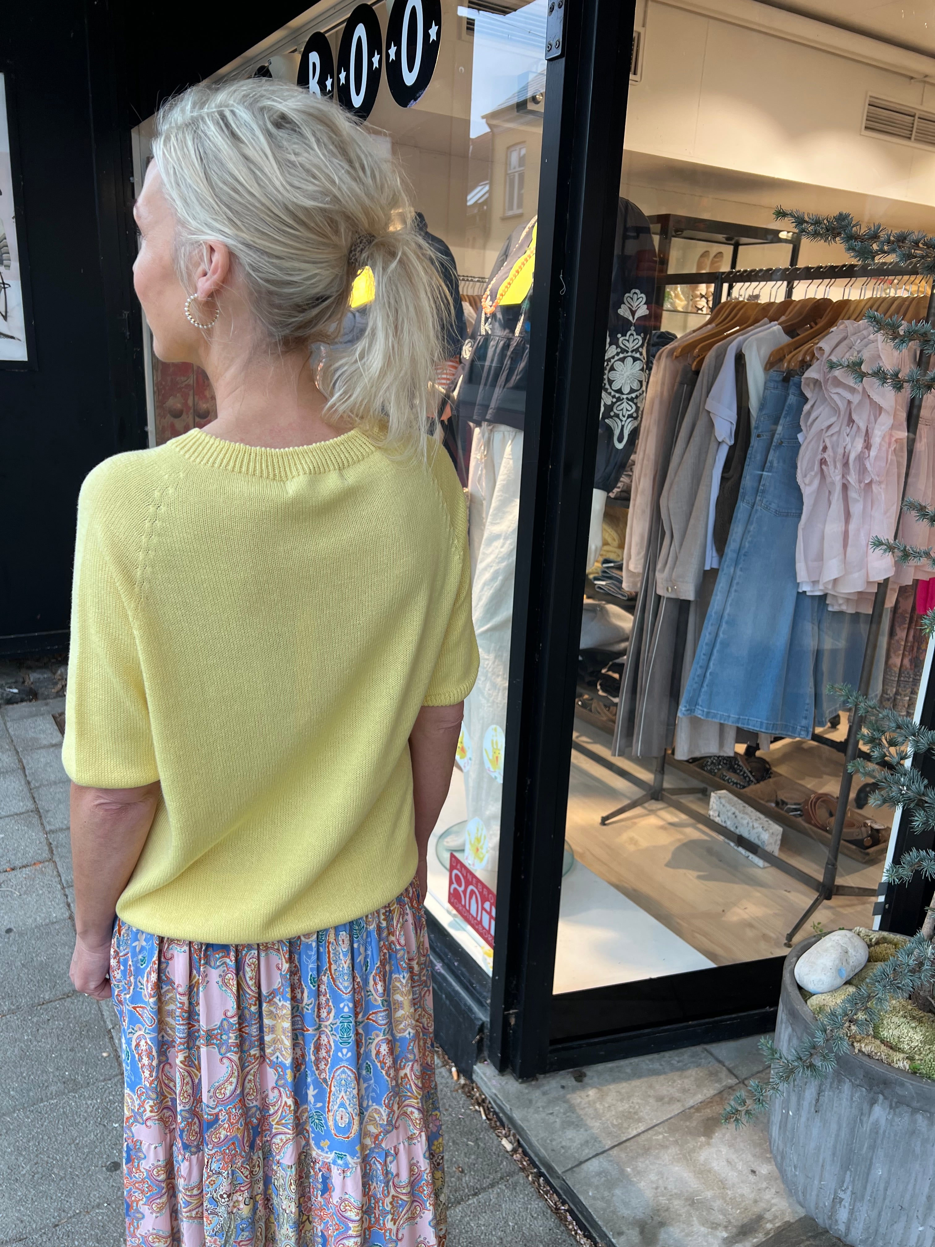 Blanca knit giallo