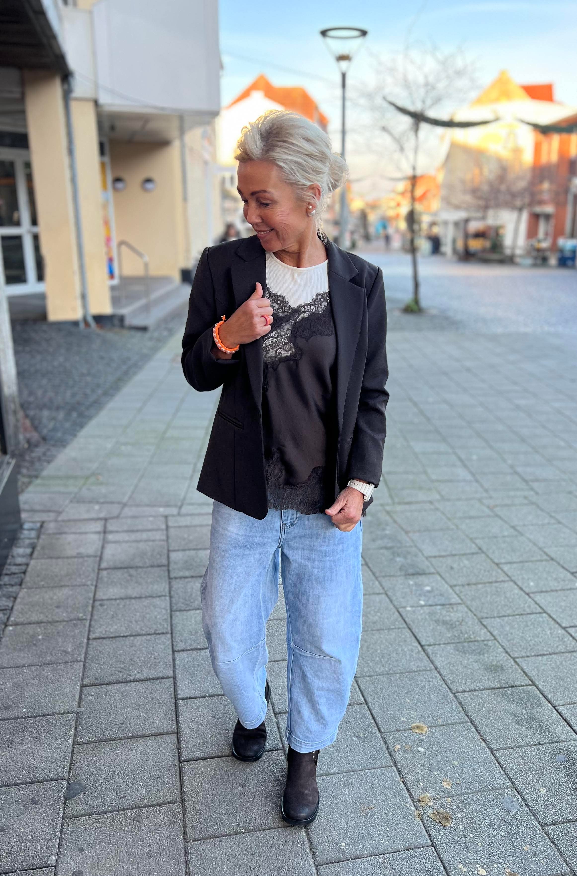 Viole Lace Top - Dark Brown