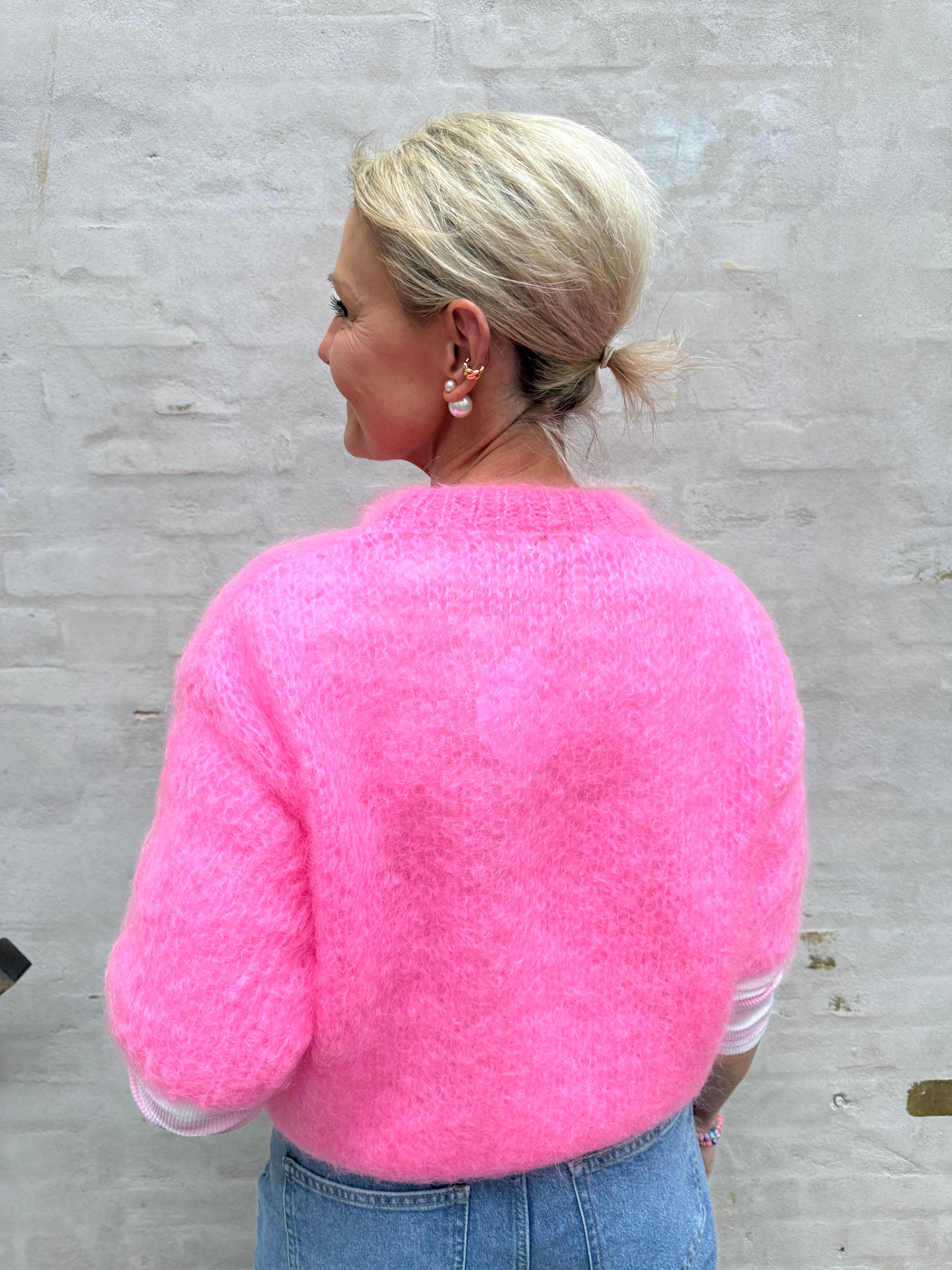 Renata Knit - Pink Mohair