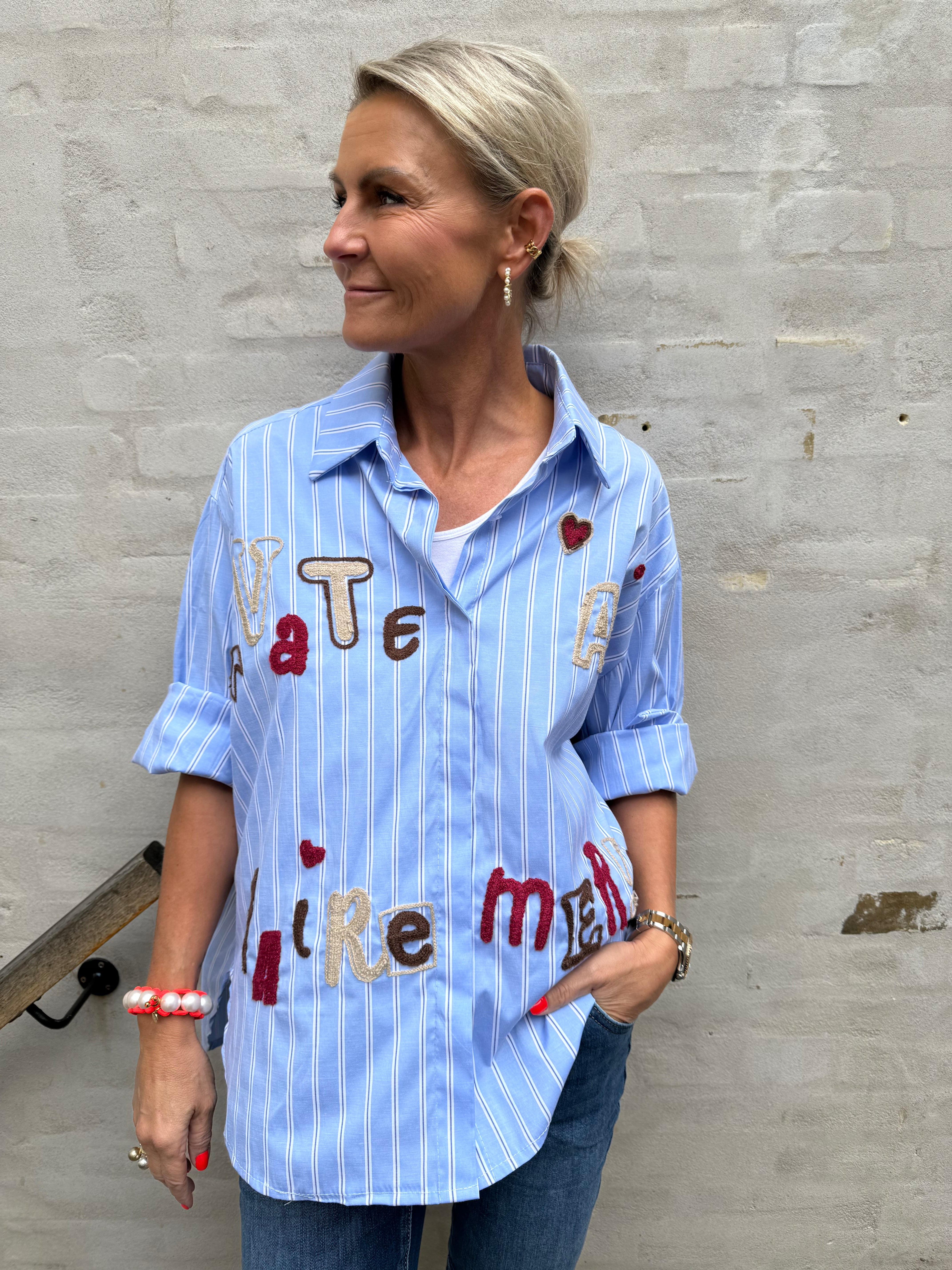 Faire Mer Skjorte - Blue Stripe