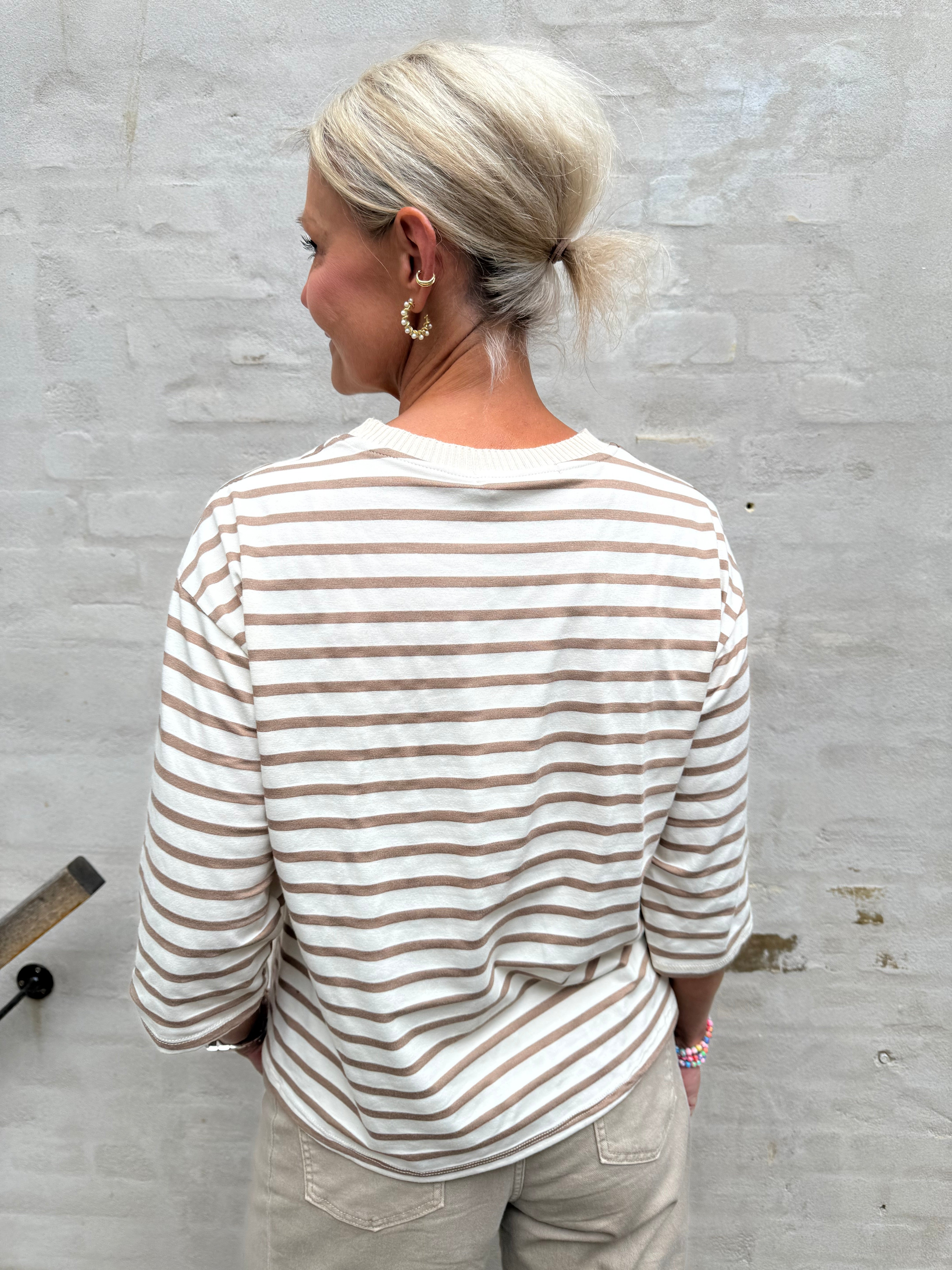 Brooklyn Tee - Beige/Fango