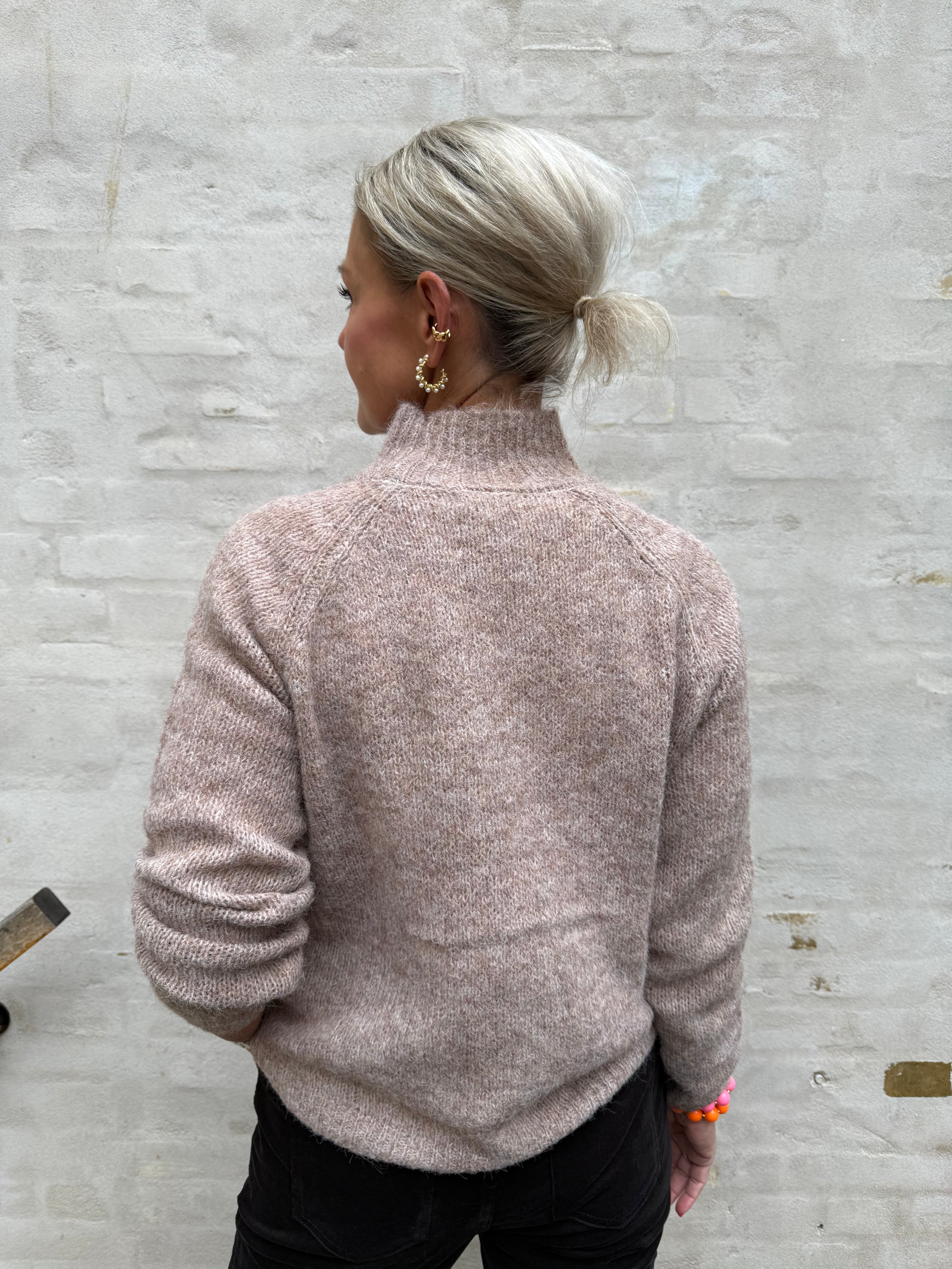 ZOEY LIFE L/S RAGLAN PULLOVER - Chateau Gray MELANGE