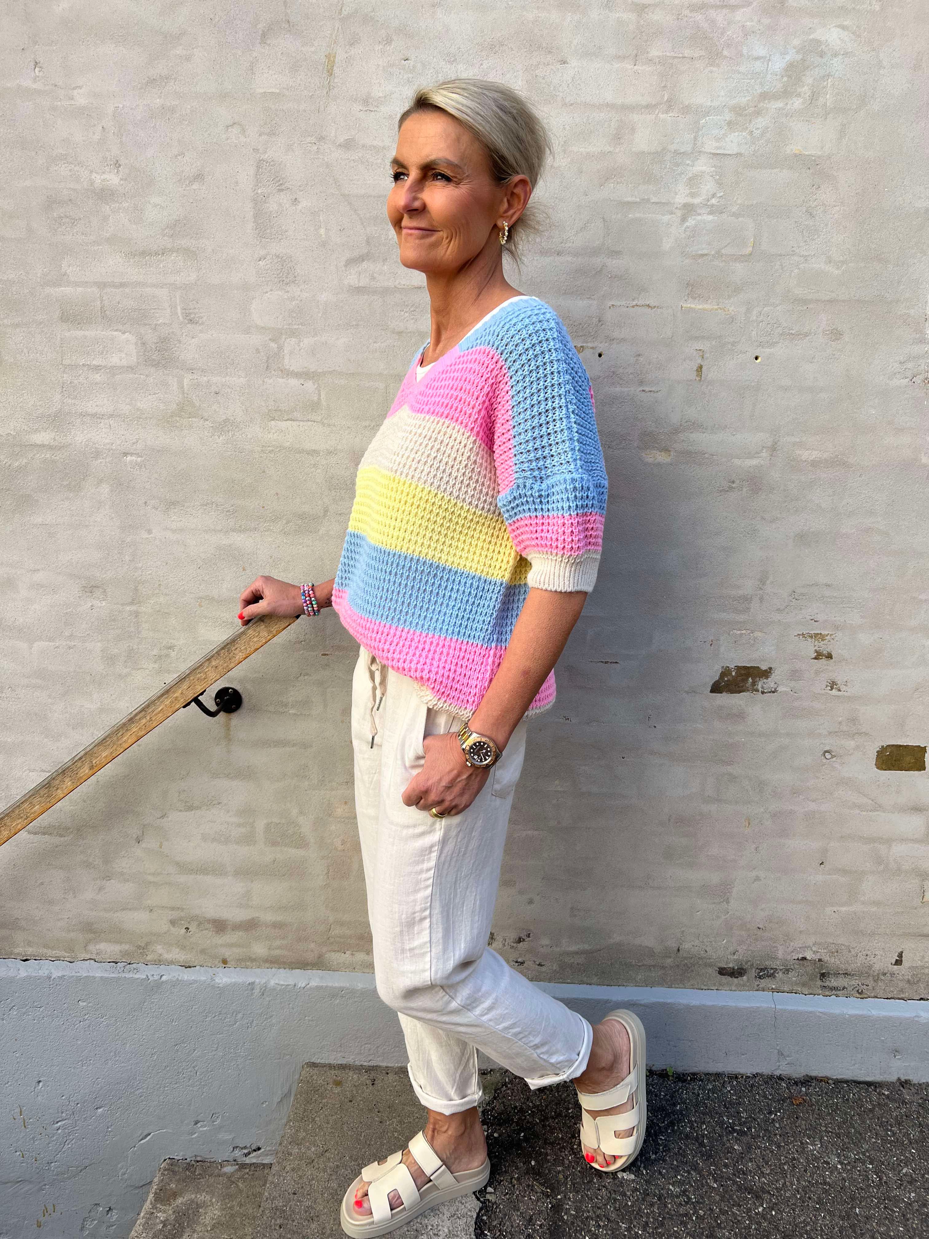 Adela knit celeste