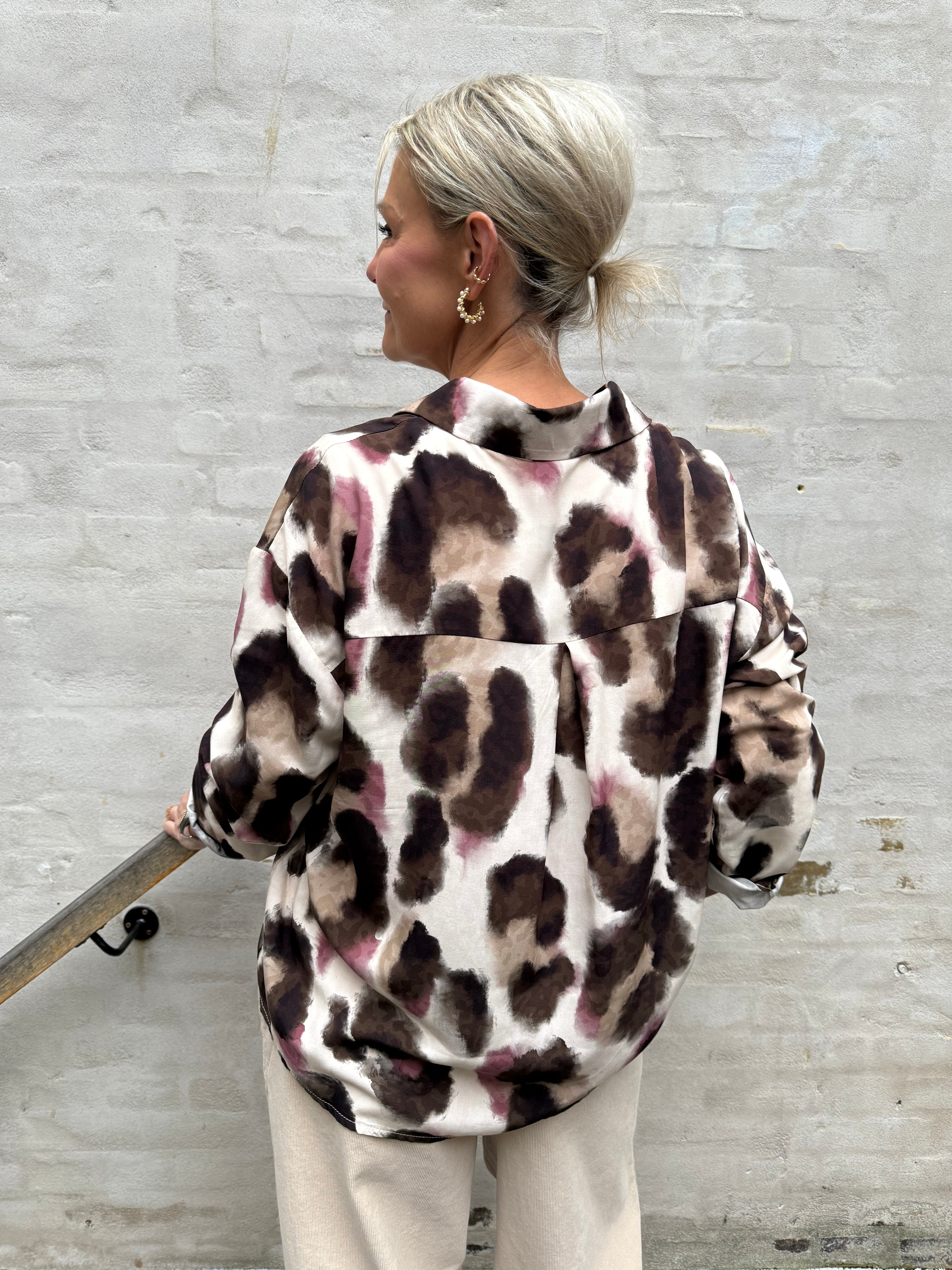 ELISA Shirt - Brown/Rose