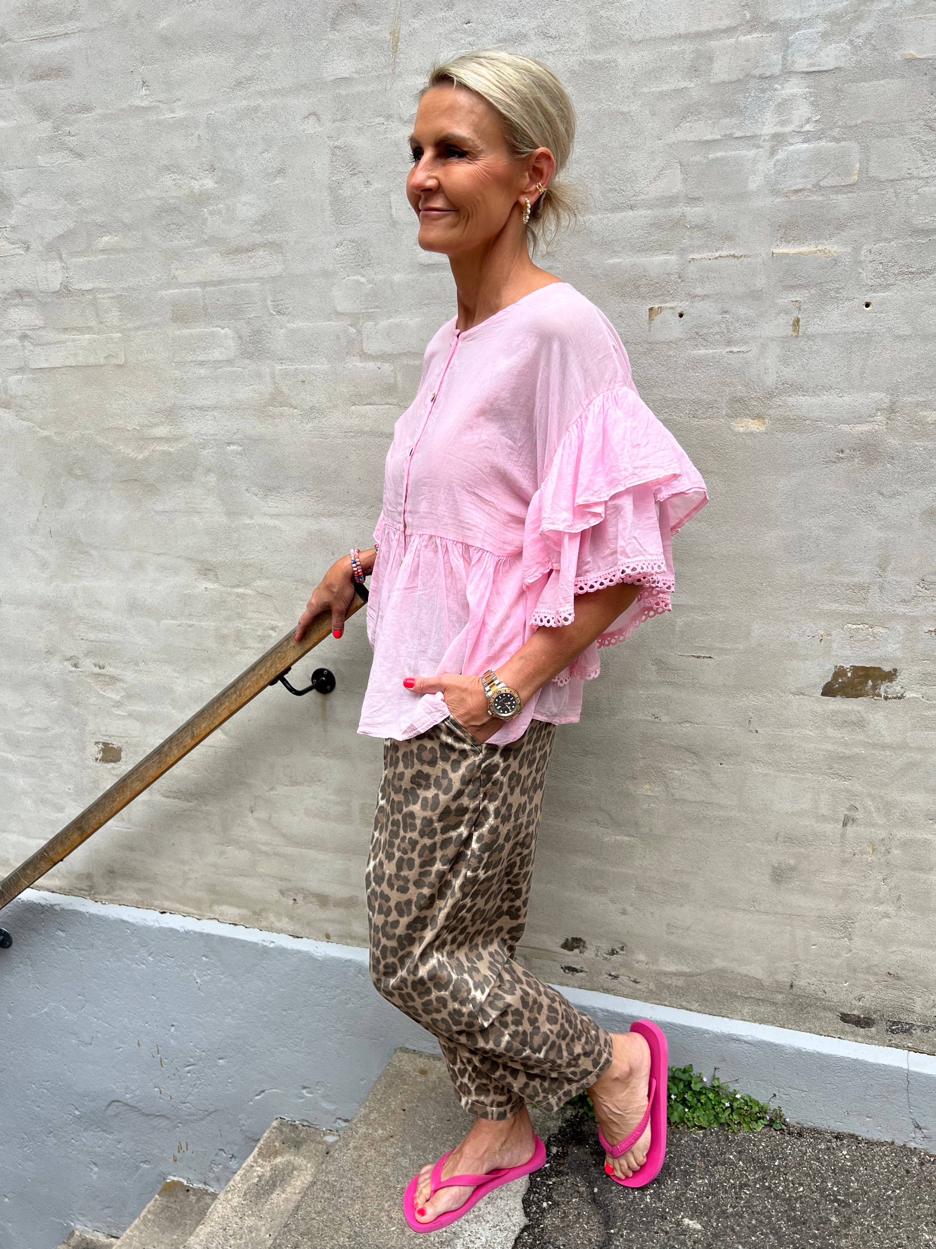 Rosita Skjorte bluse - Pink