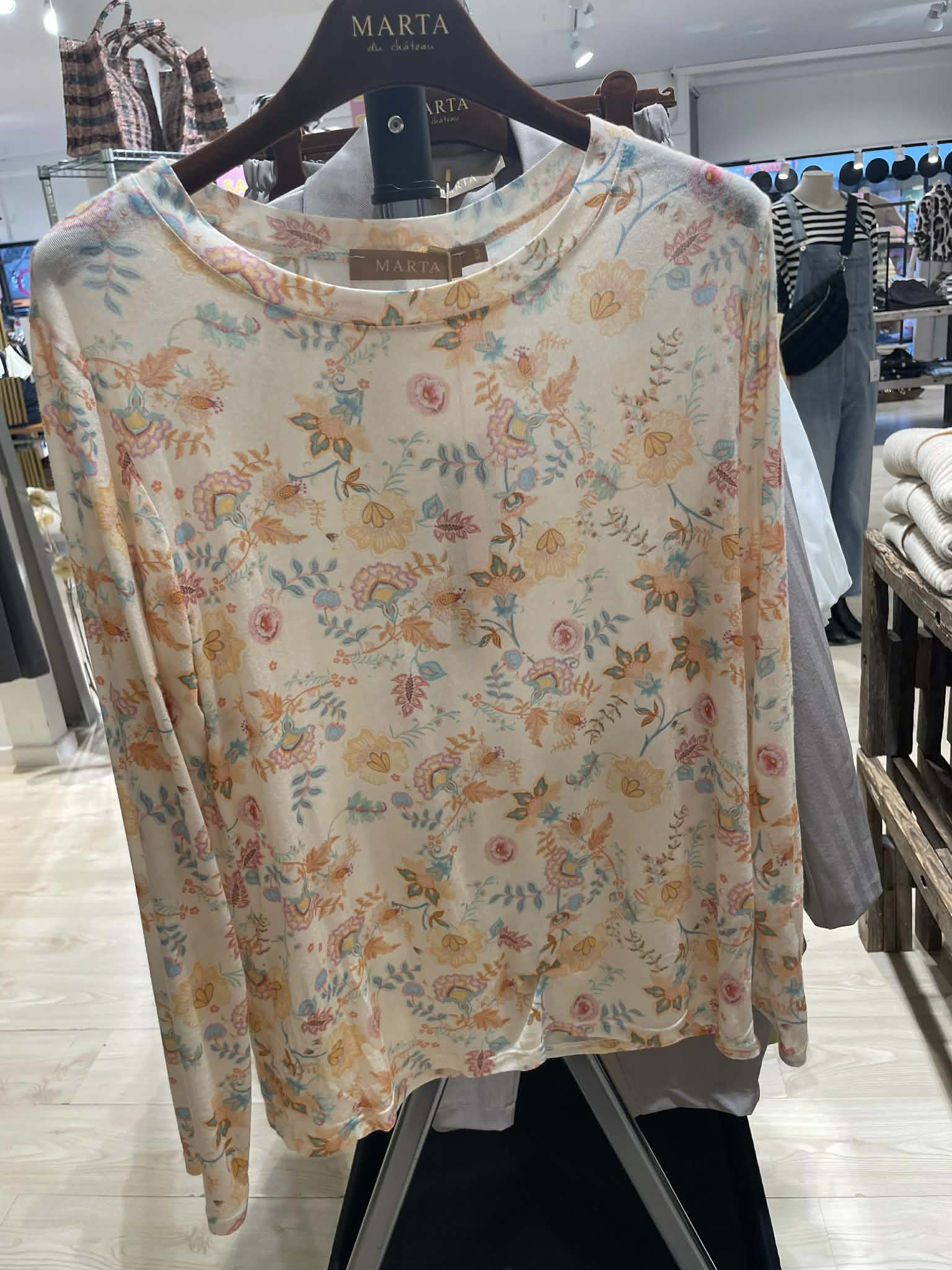 PREORDER-Elissa LS Tee - Beige